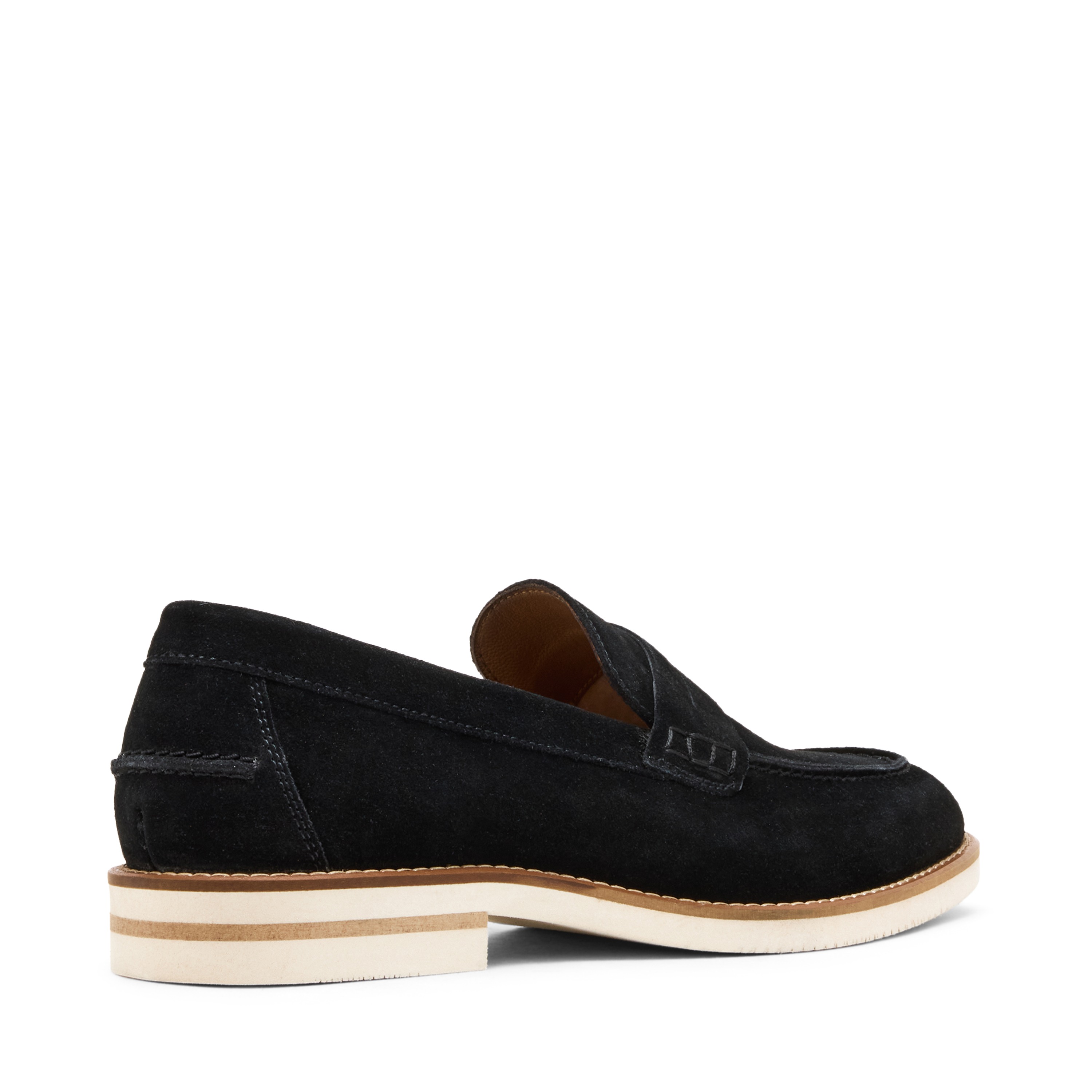 Florian Black Suede Dress Loafer
