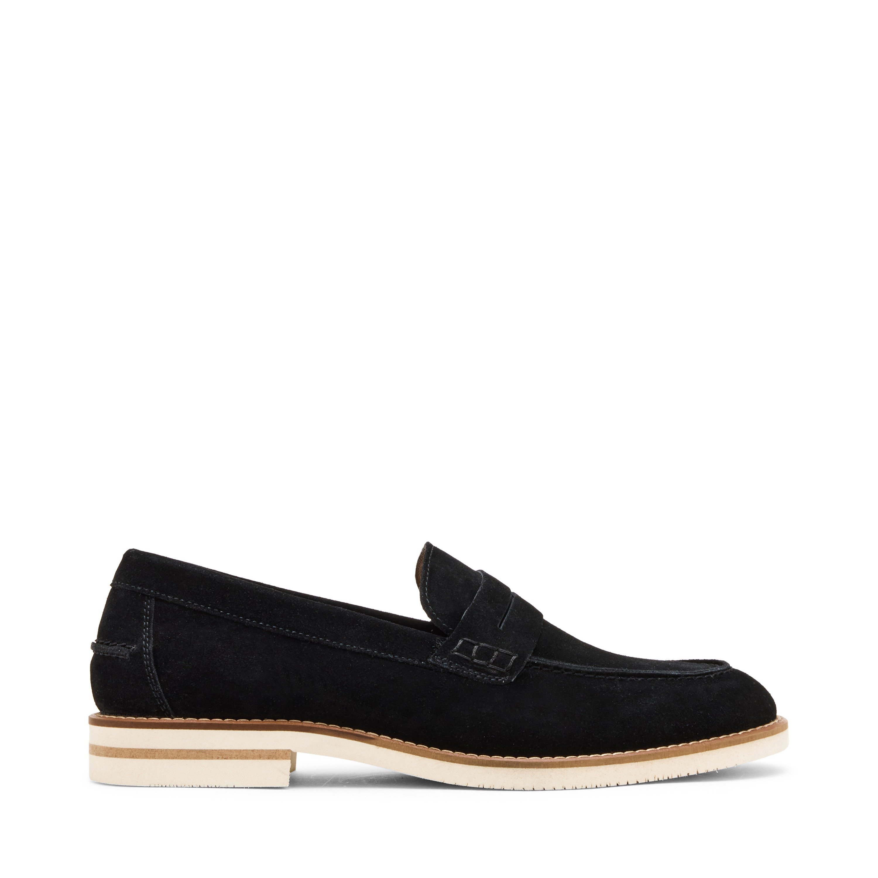 Florian Black Suede Dress Loafer