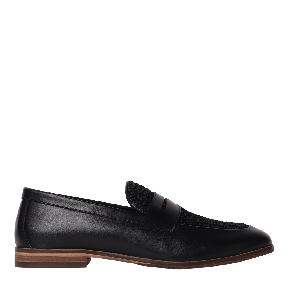 Magnus Black Leather Dress Loafer Magnus Black Leather Dress Loafer