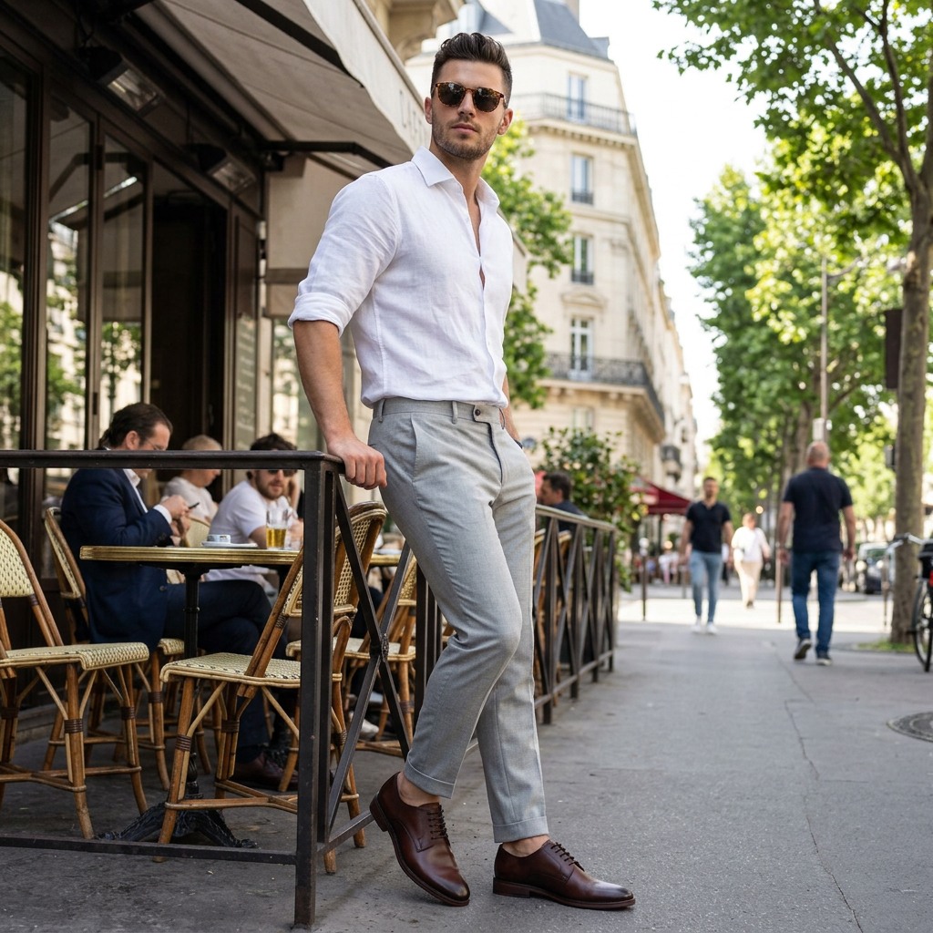 Adrien Burgundy Leather Tie-Ups & Dress Loafers