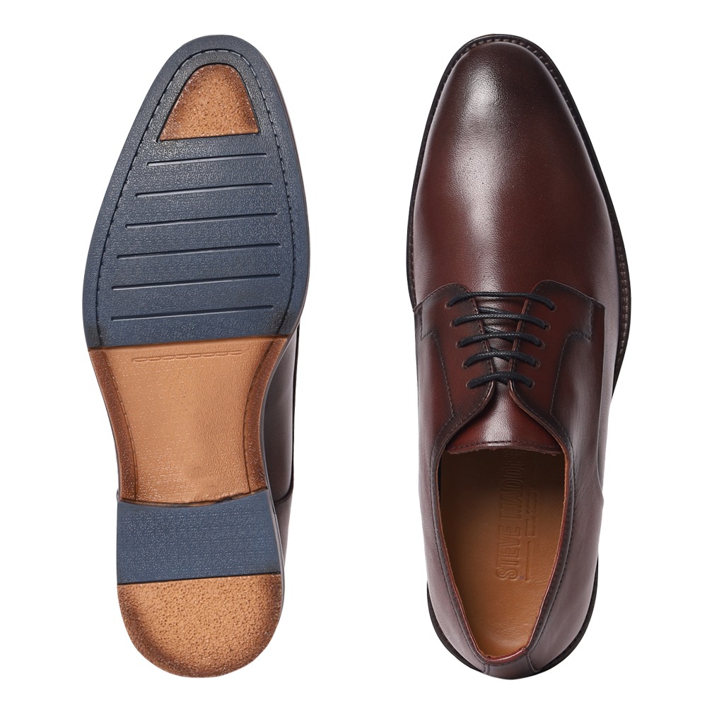 Adrien Brown Leather Tie-Ups & Dress Loafers