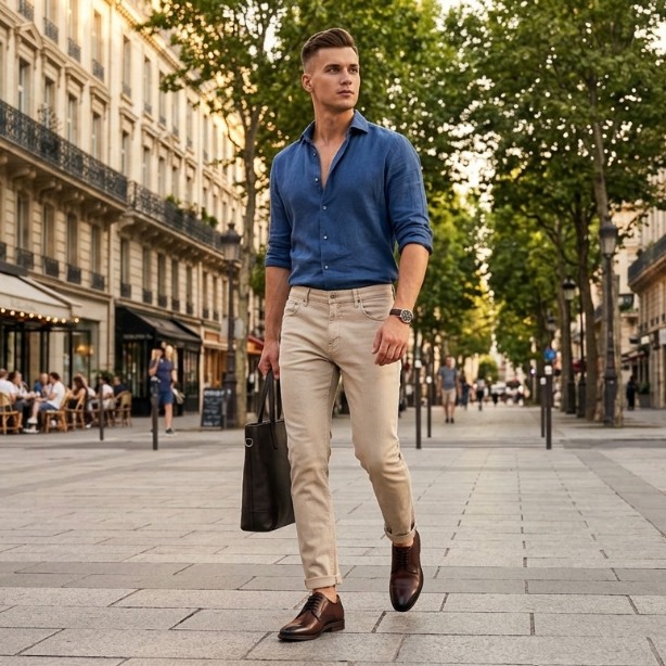Adrien Brown Leather Tie-Ups & Dress Loafers