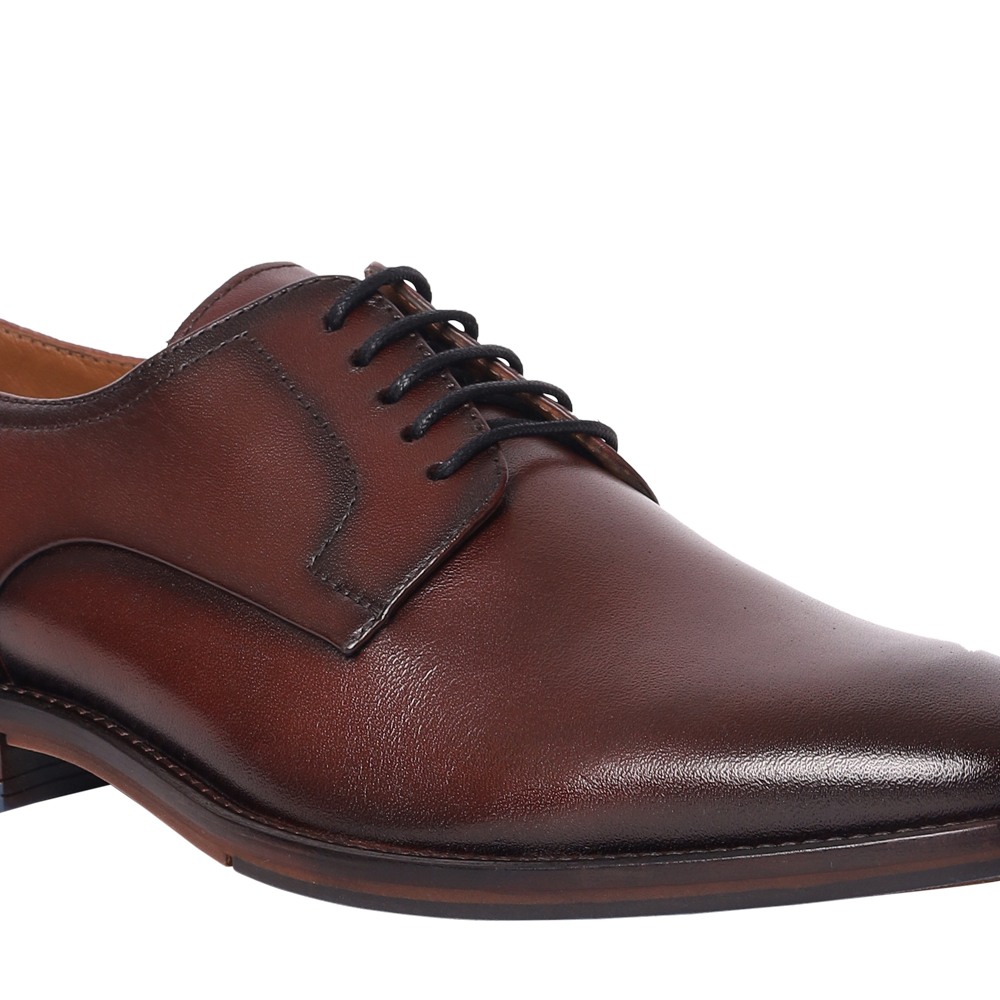 Adrien Brown Leather Tie-Ups & Dress Loafers