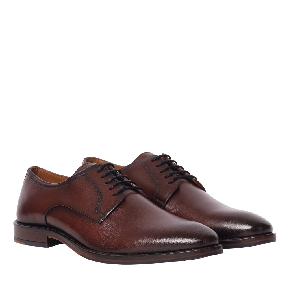 Adrien Brown Leather Tie-Ups & Dress Loafers