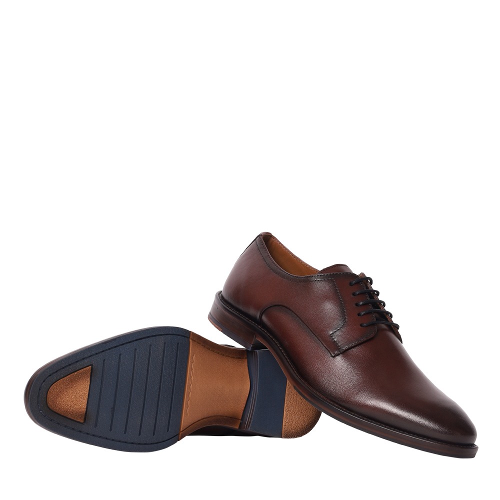 Adrien Brown Leather Tie-Ups & Dress Loafers