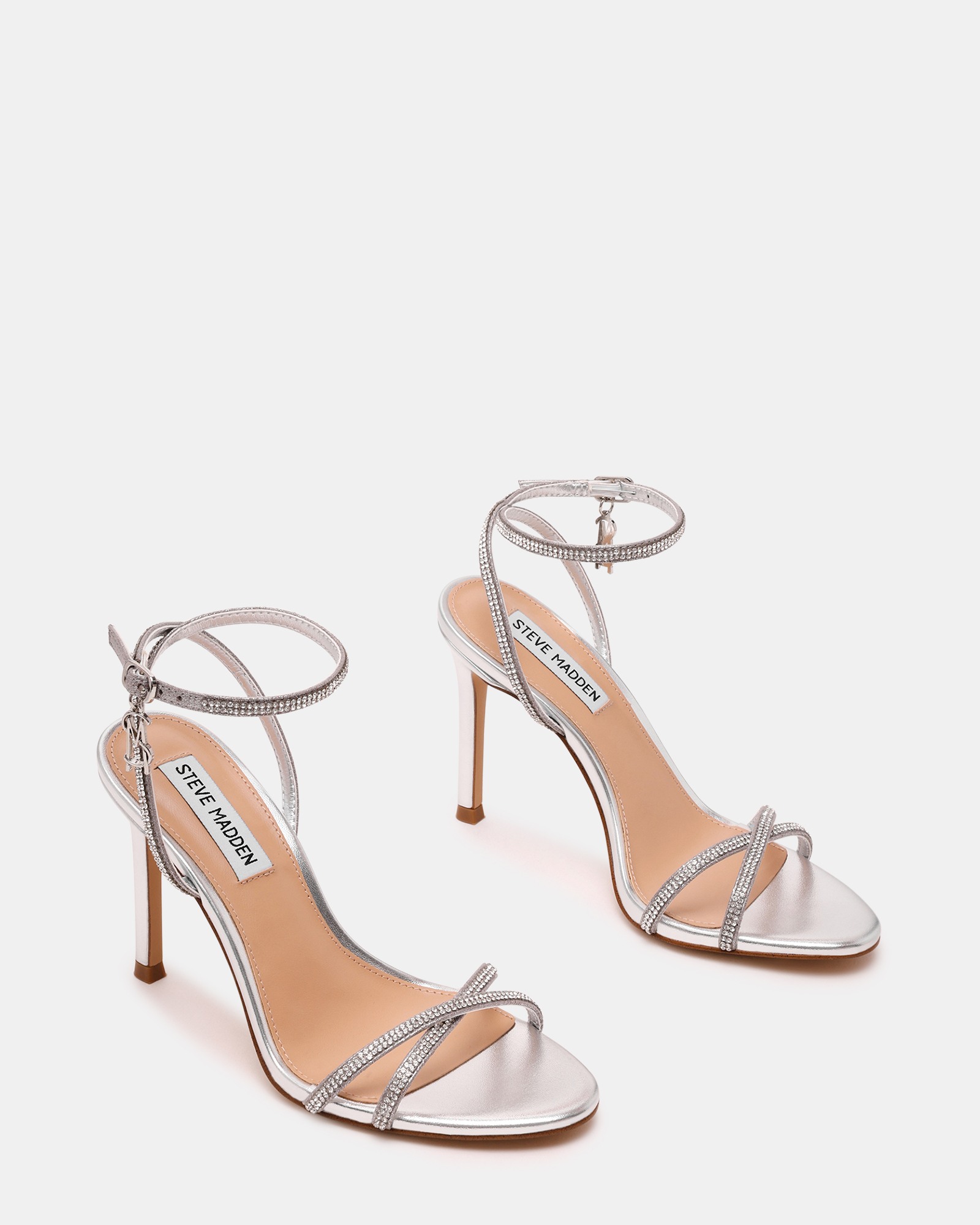 Jypsey-Cnr-In Silver Heeled Sandal
