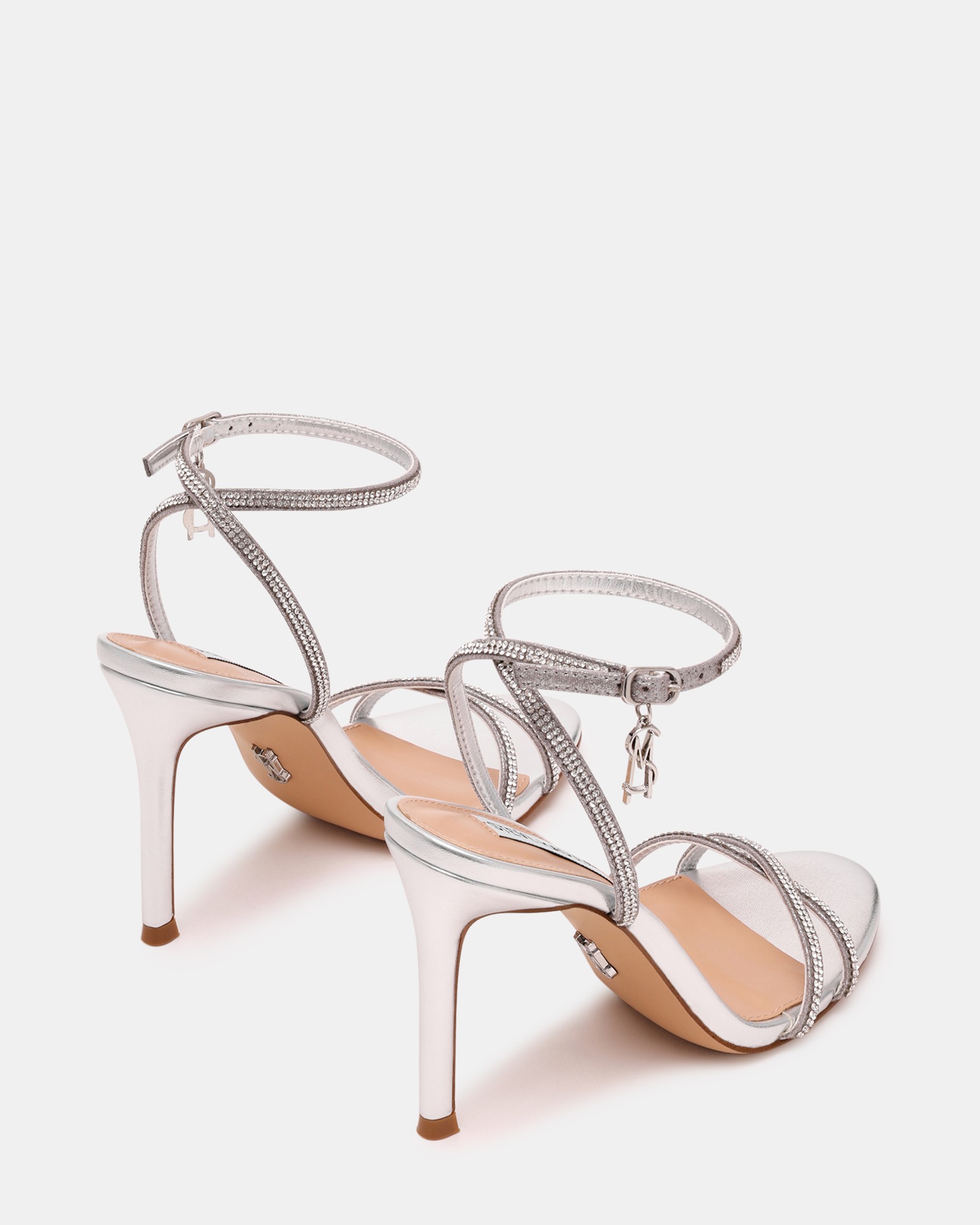 Jypsey-Cnr-In Silver Heeled Sandal