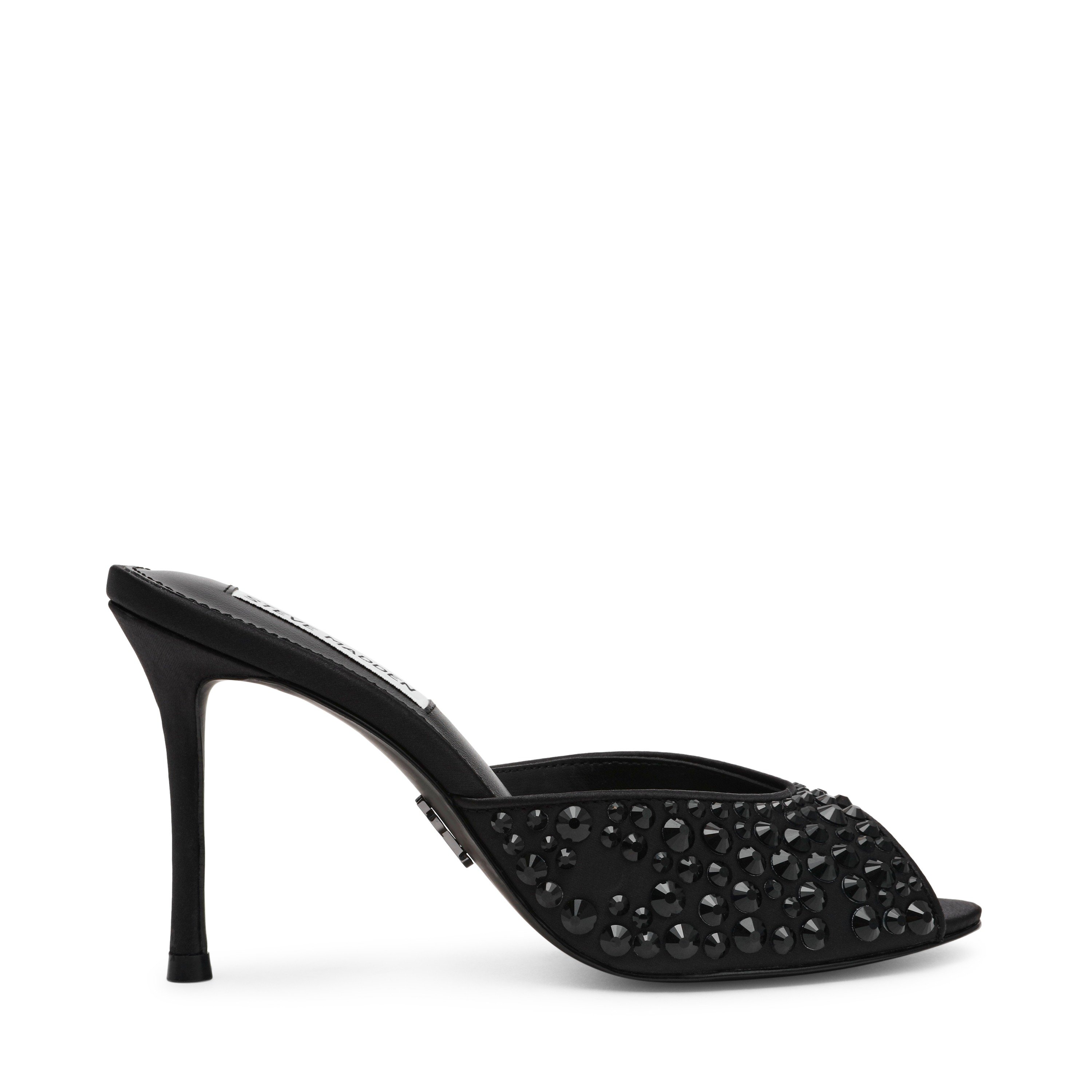 Rollout-R Black/Black Heeled Sandal