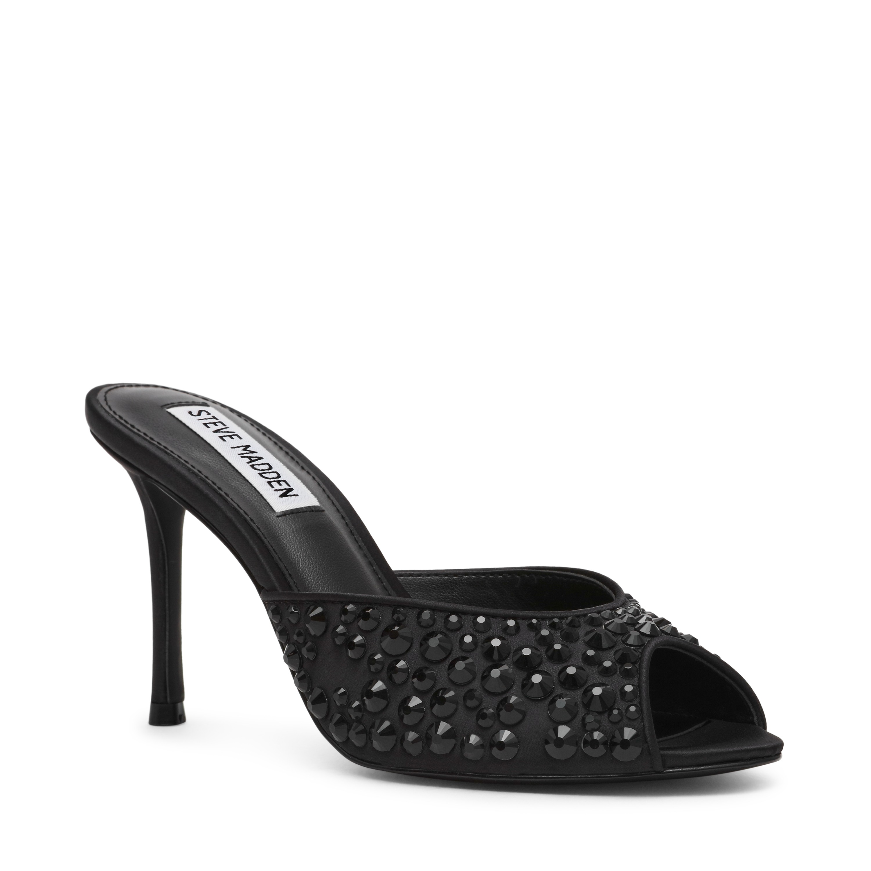 Rollout-R Black/Black Heeled Sandal