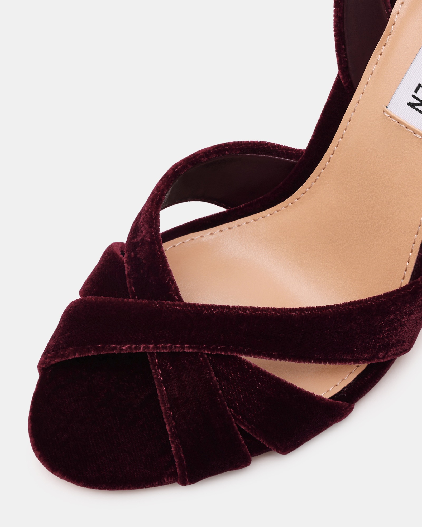 TROPHIES Burgundy Heel Sandals
