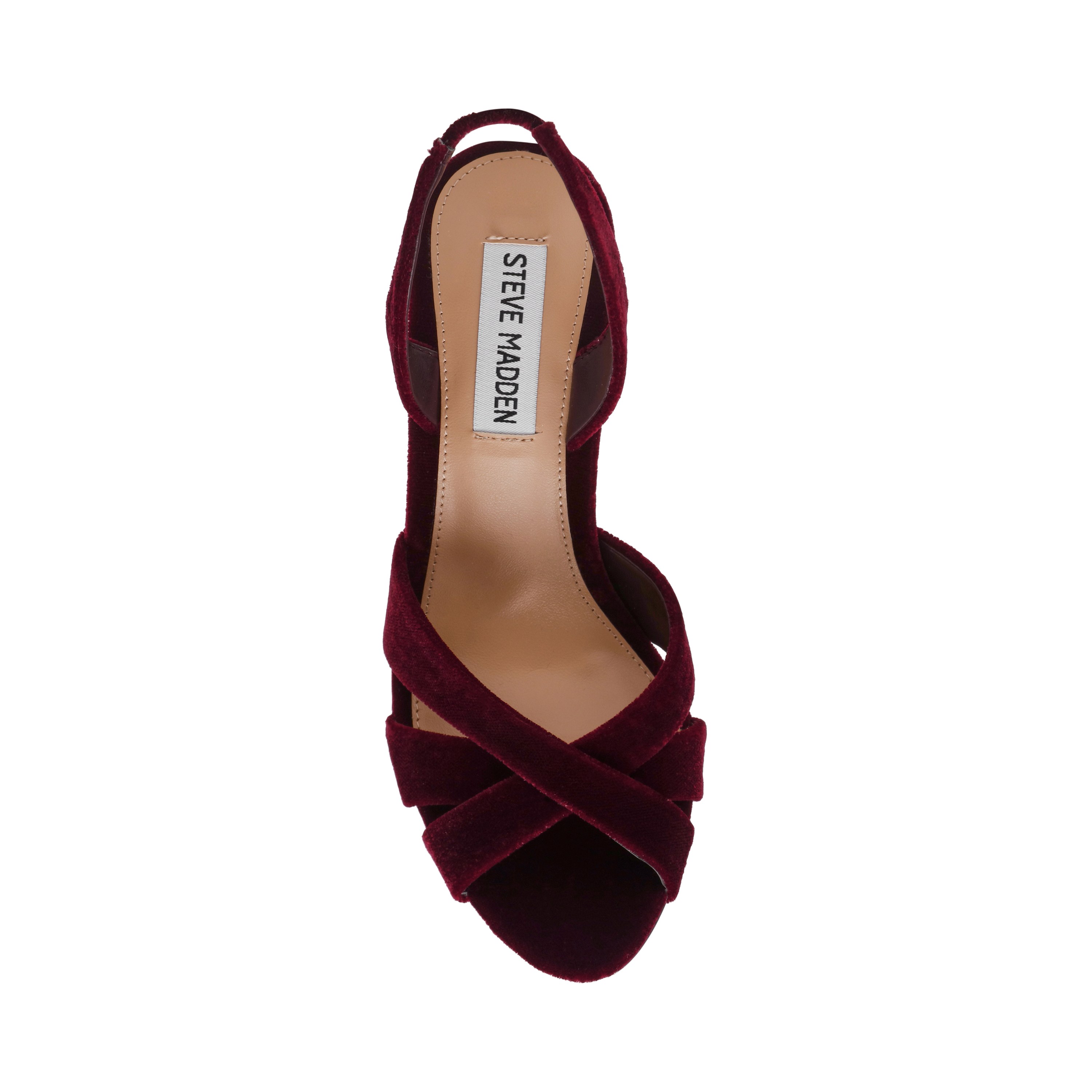 TROPHIES Burgundy Heel Sandals