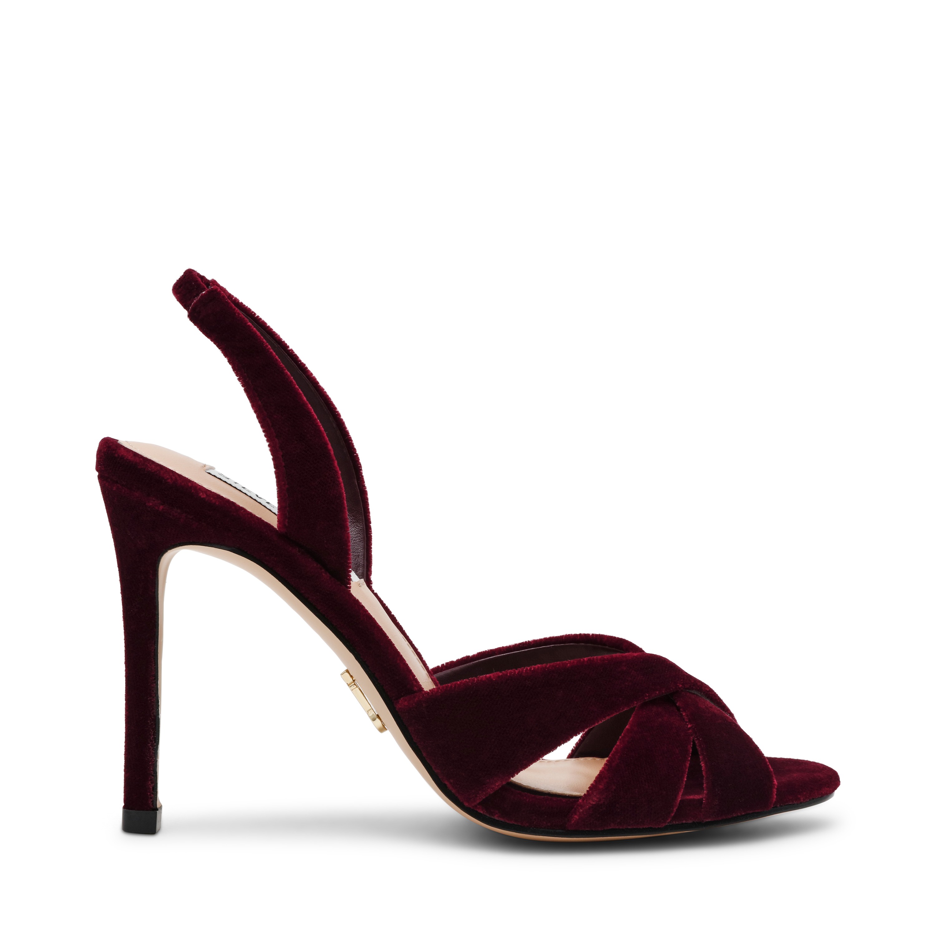 TROPHIES Burgundy Heel Sandals