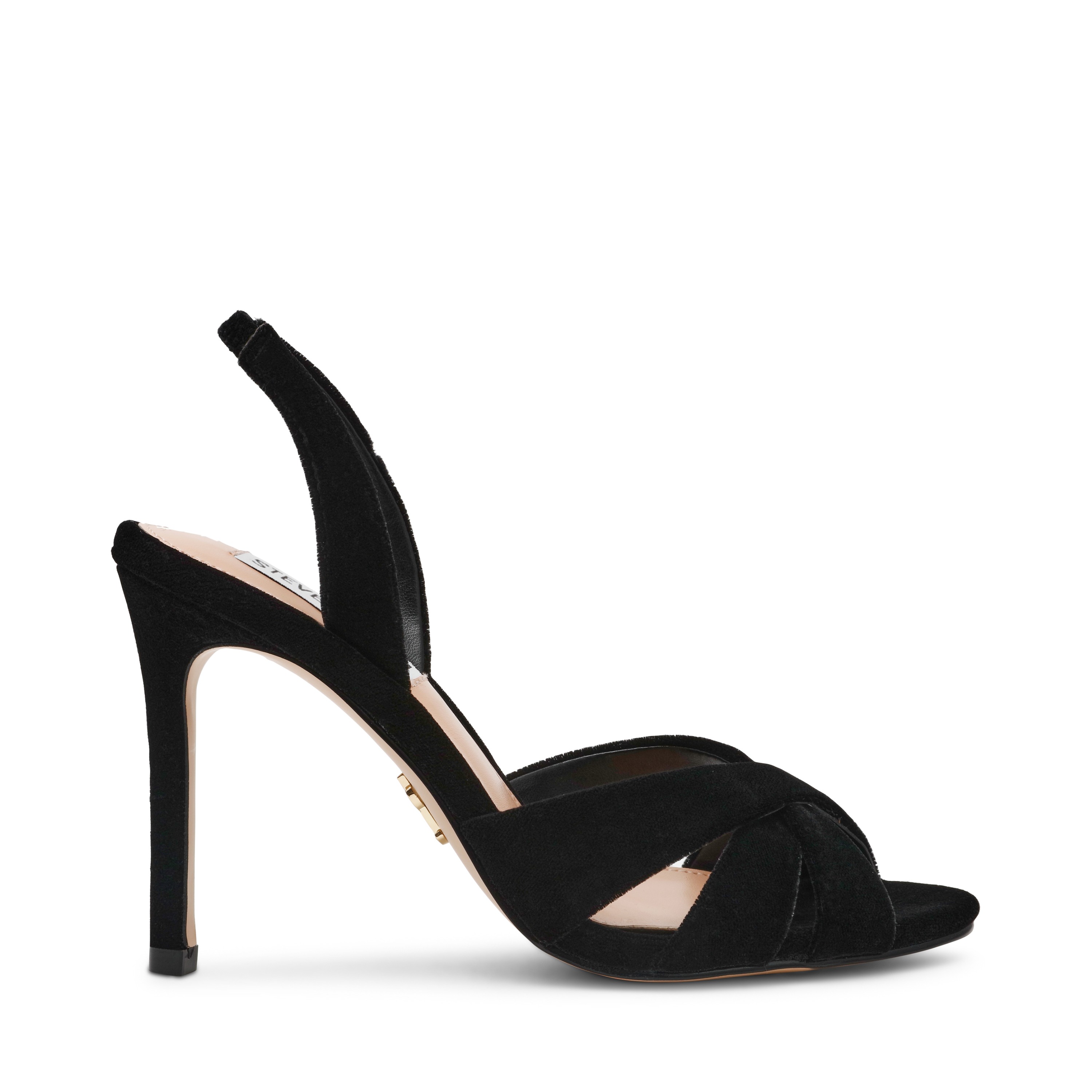 TROPHIES Black Heel Sandals