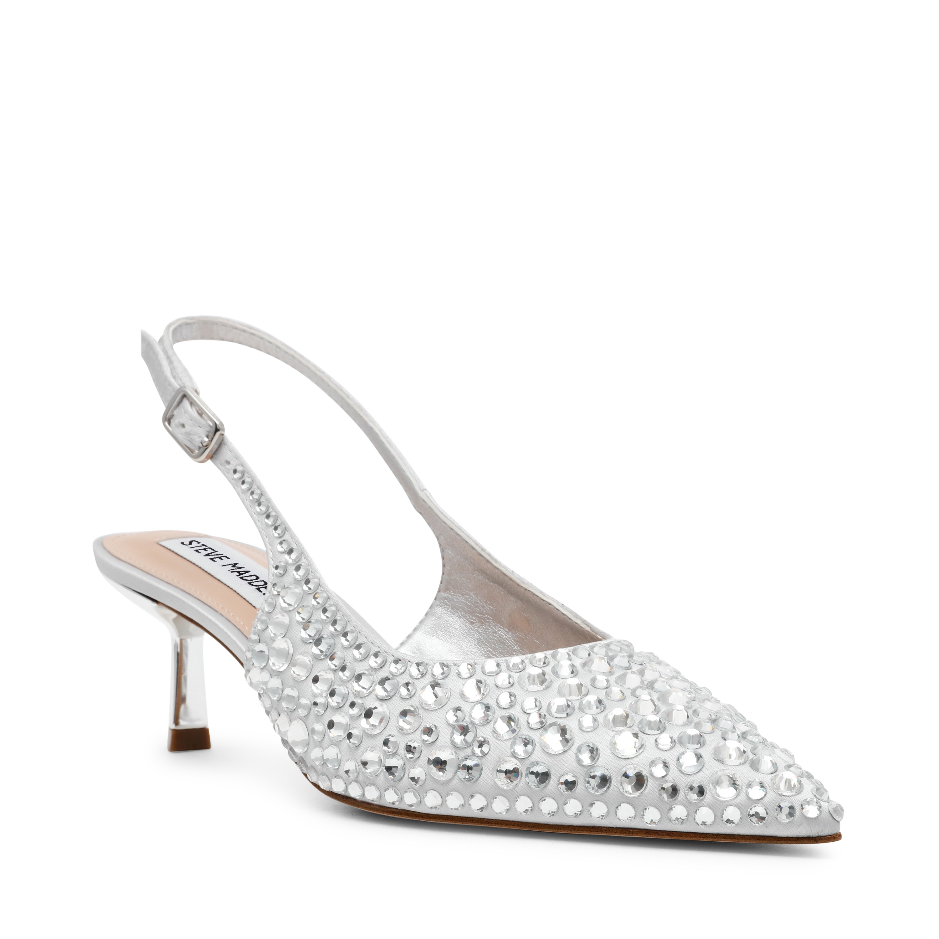 Korra-R Silver Stones Platform Pumps