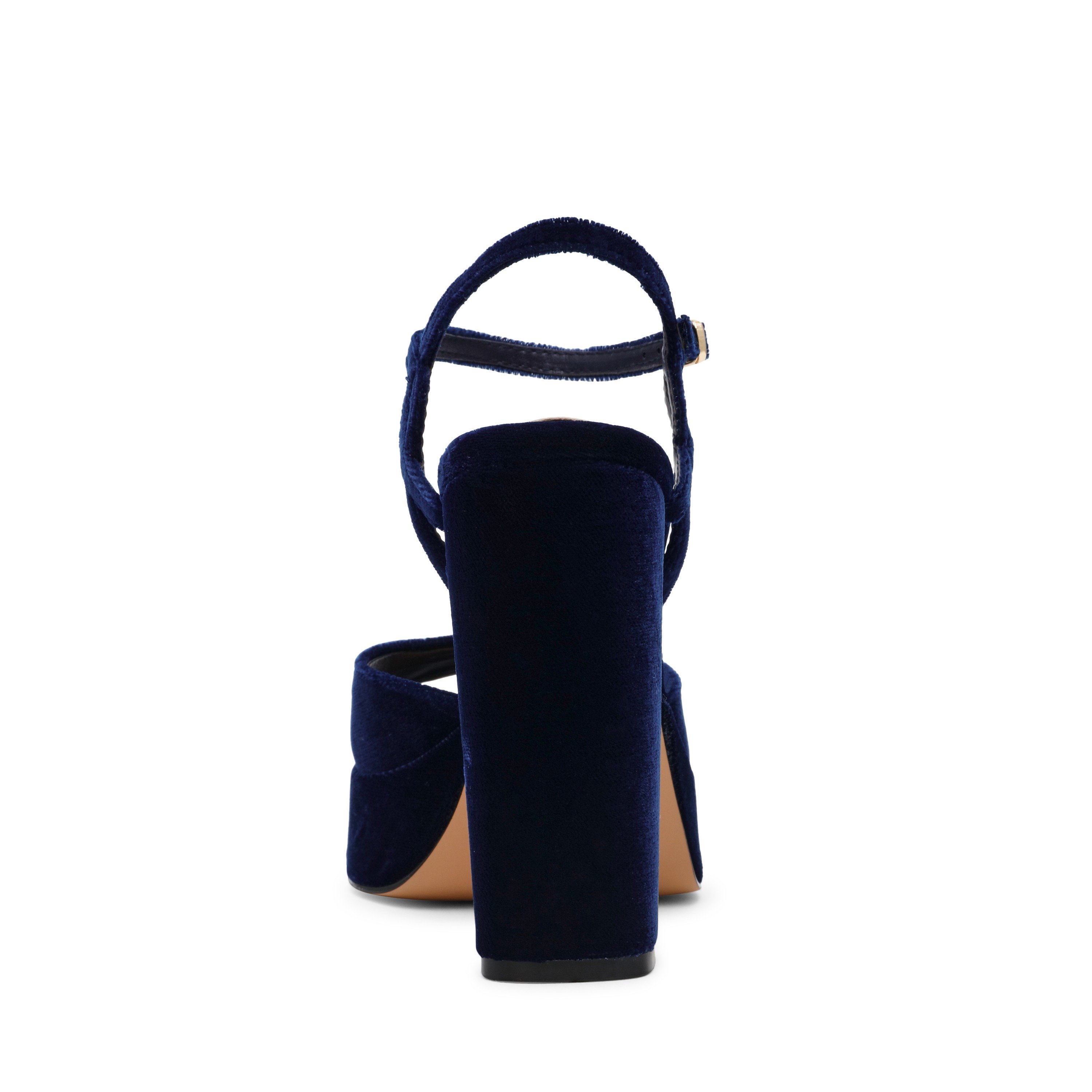 Miliana Blue Velvet Heels Sandals