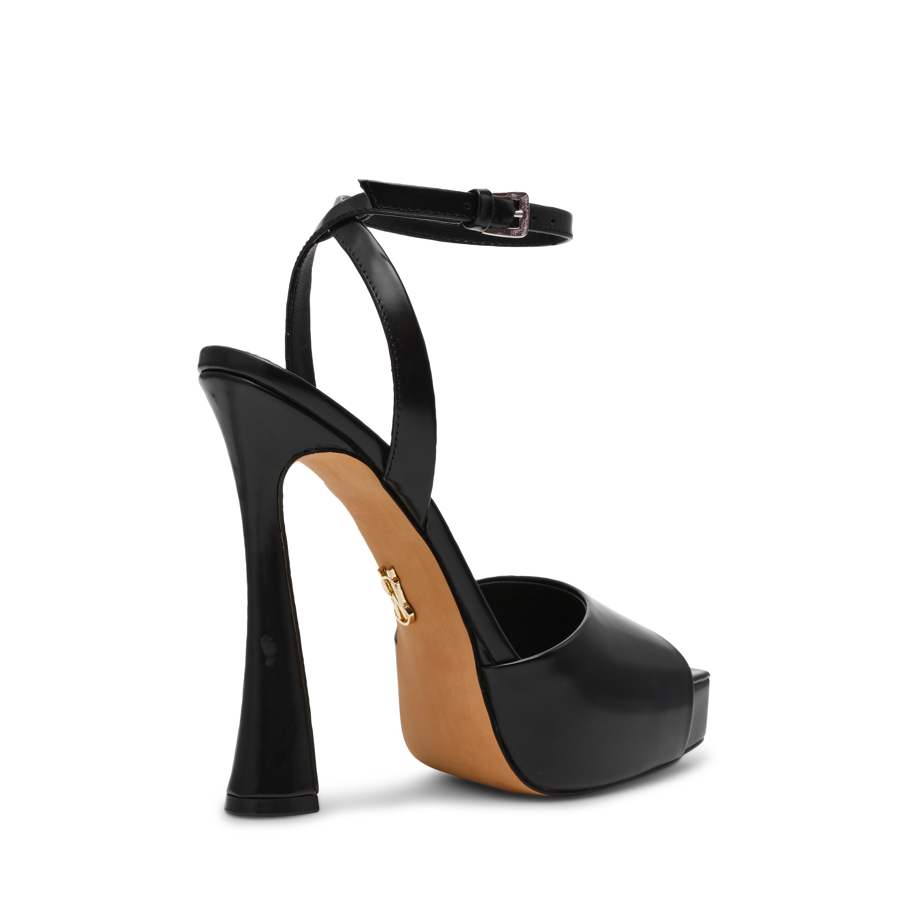 SASS Black Heel Sandals