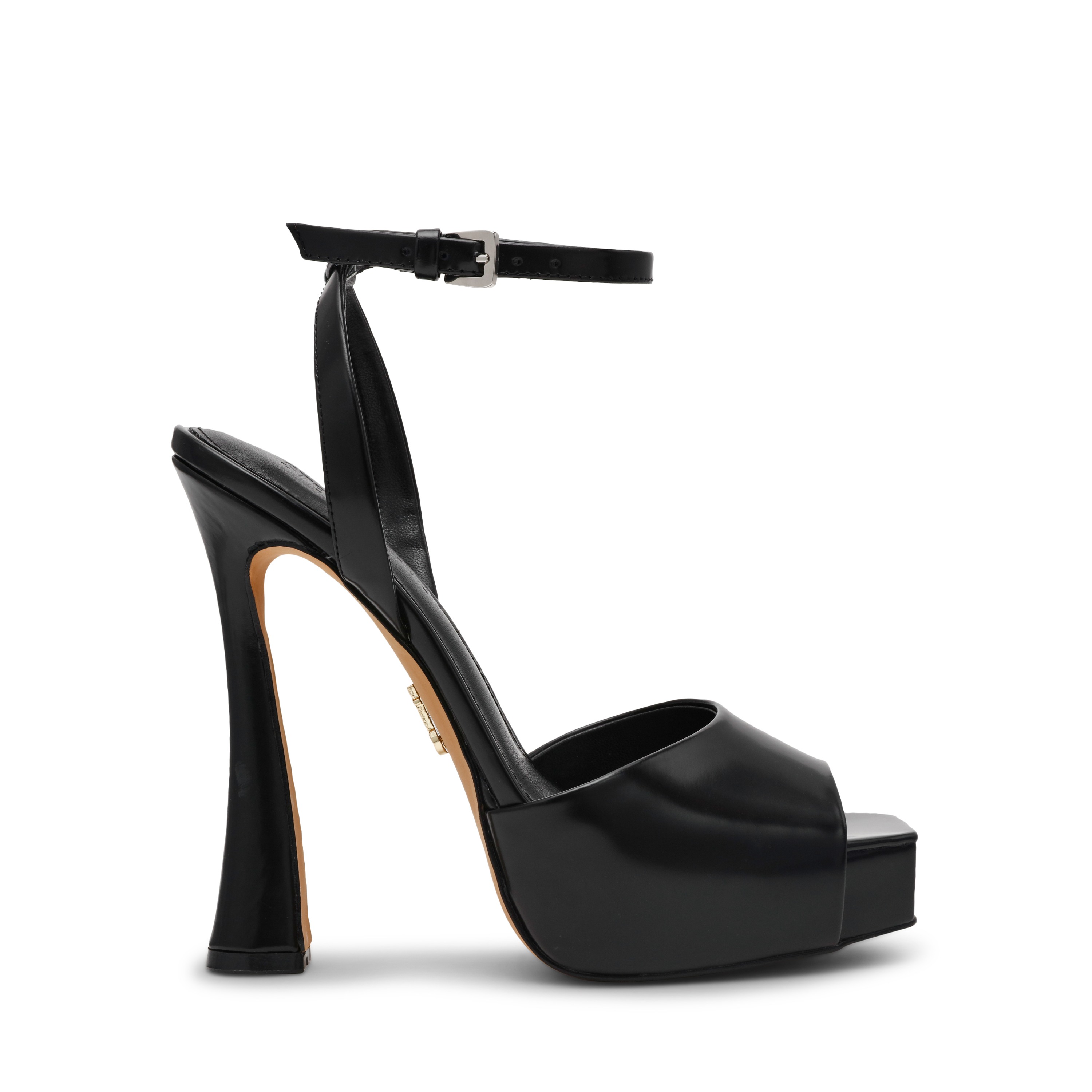 SASS Black Heel Sandals