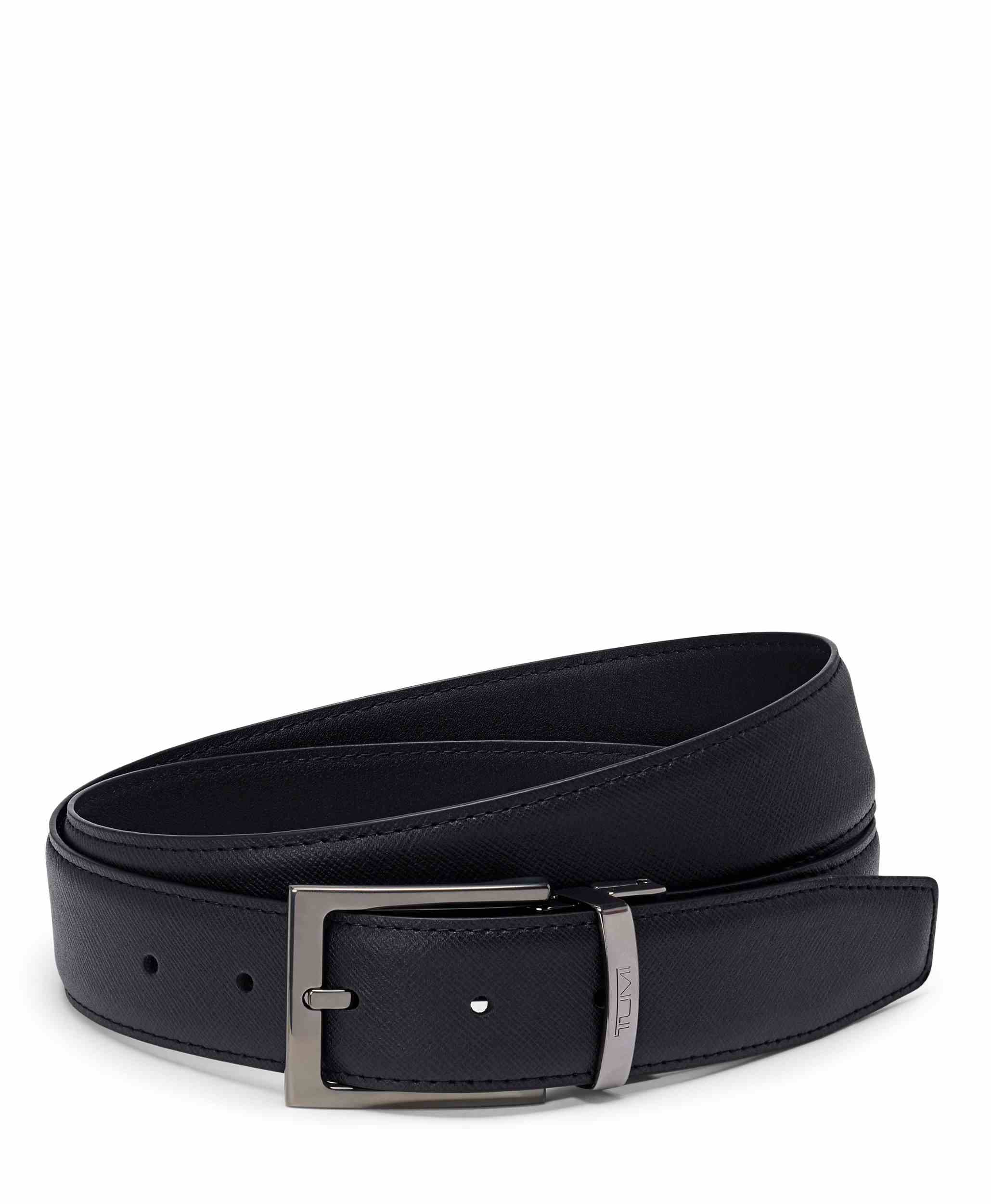 TUMI | Rectangle Reversible Saffiano To Smooth Leather Belt