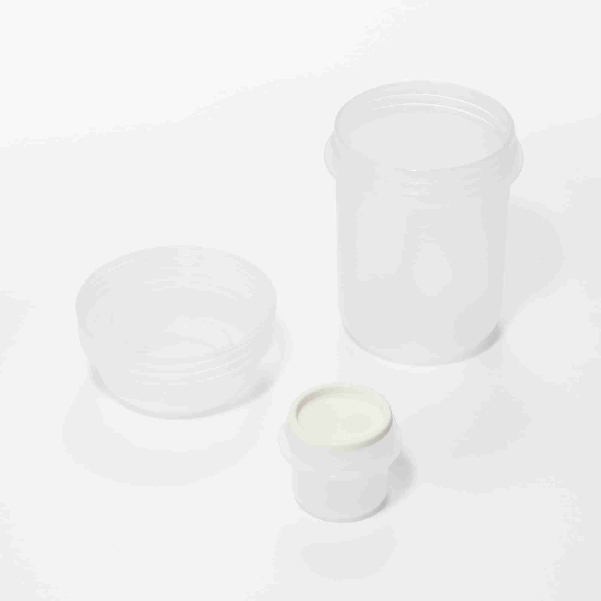 With topping cup Capsule lunch box