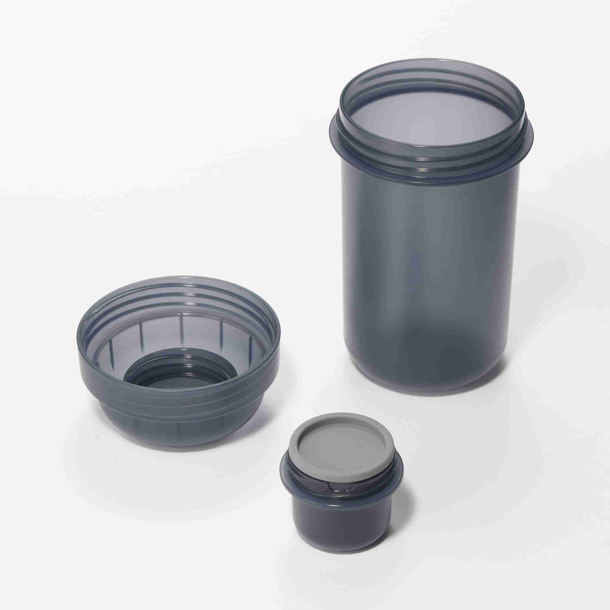 With topping cup Capsule lunch box