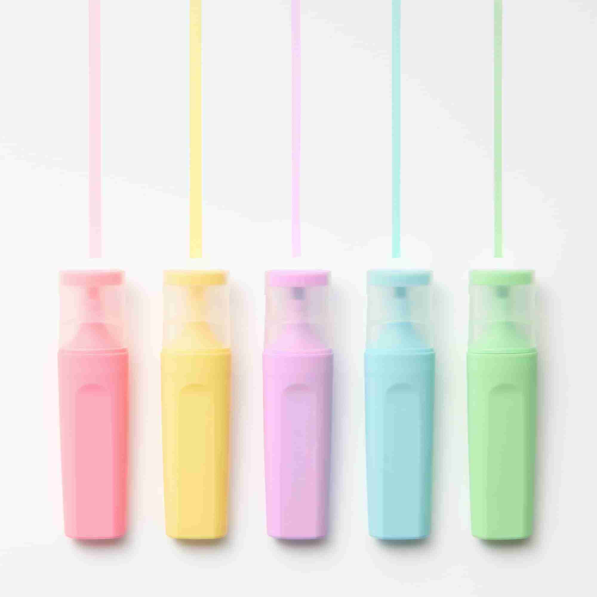 Pastel highlighter Set of 5 colours