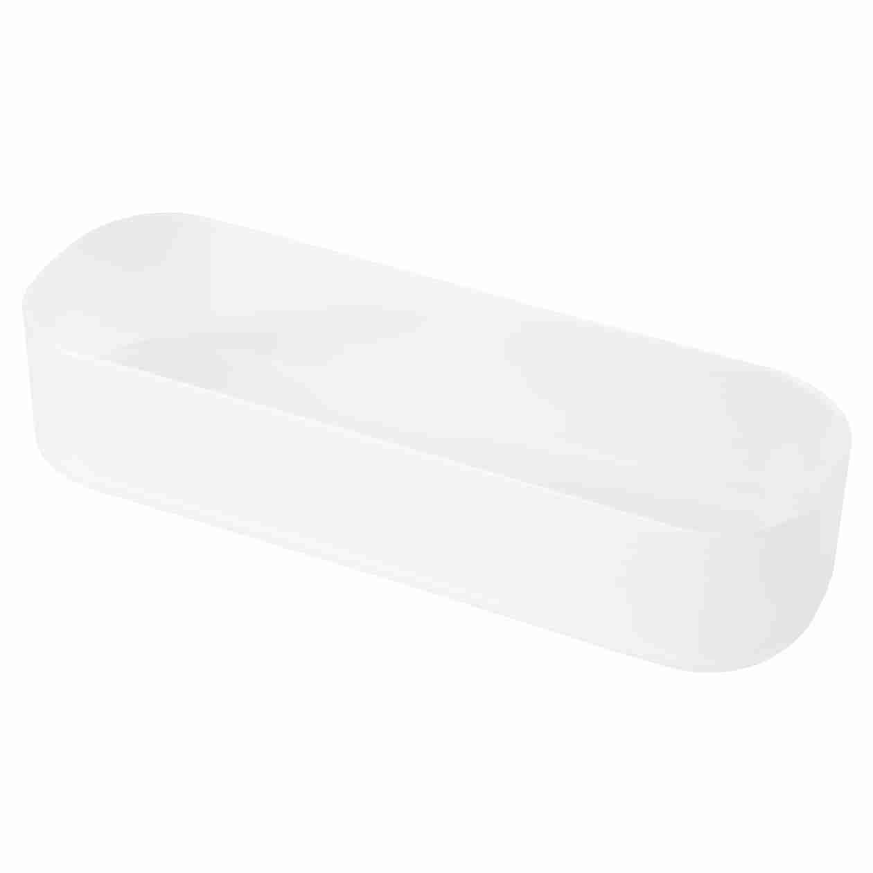 Polypropylene Makeup Box 1/4 vertical half