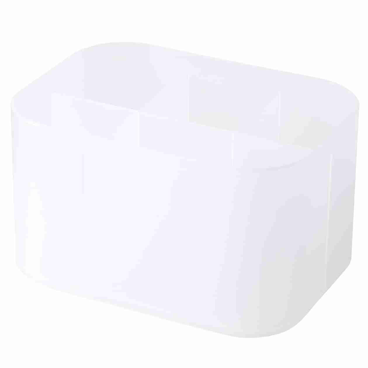 Polypropylene Makeup Box 1/2 horizontal half size W/divider