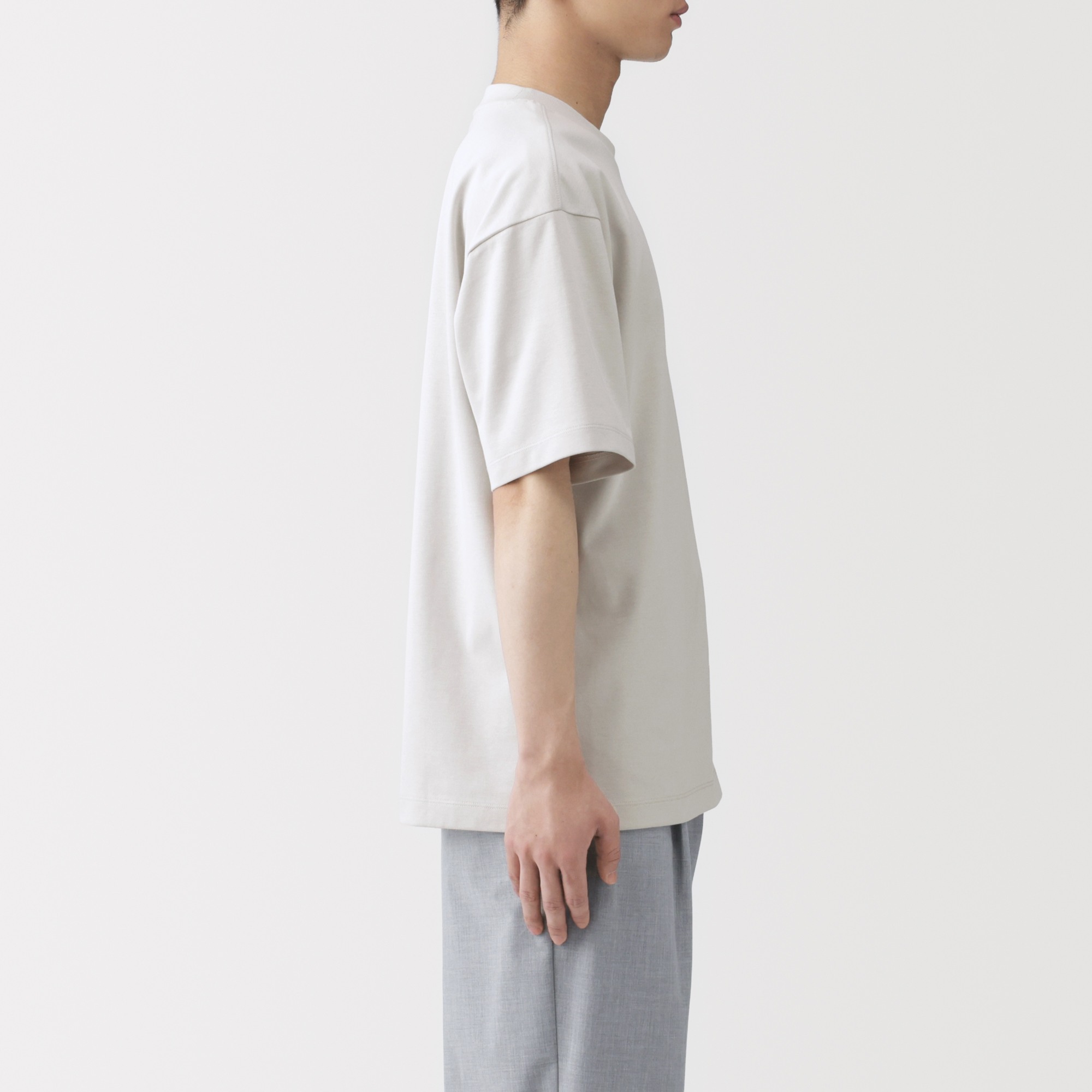 M's Cool touch Wide-fit S/Slv T-shirt