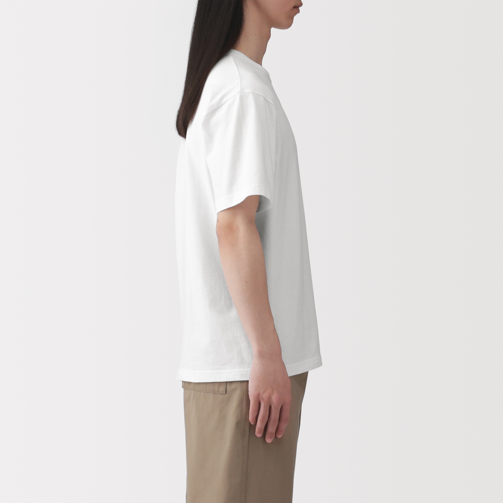 M's Washed heavy weight S/Slv T-shirt