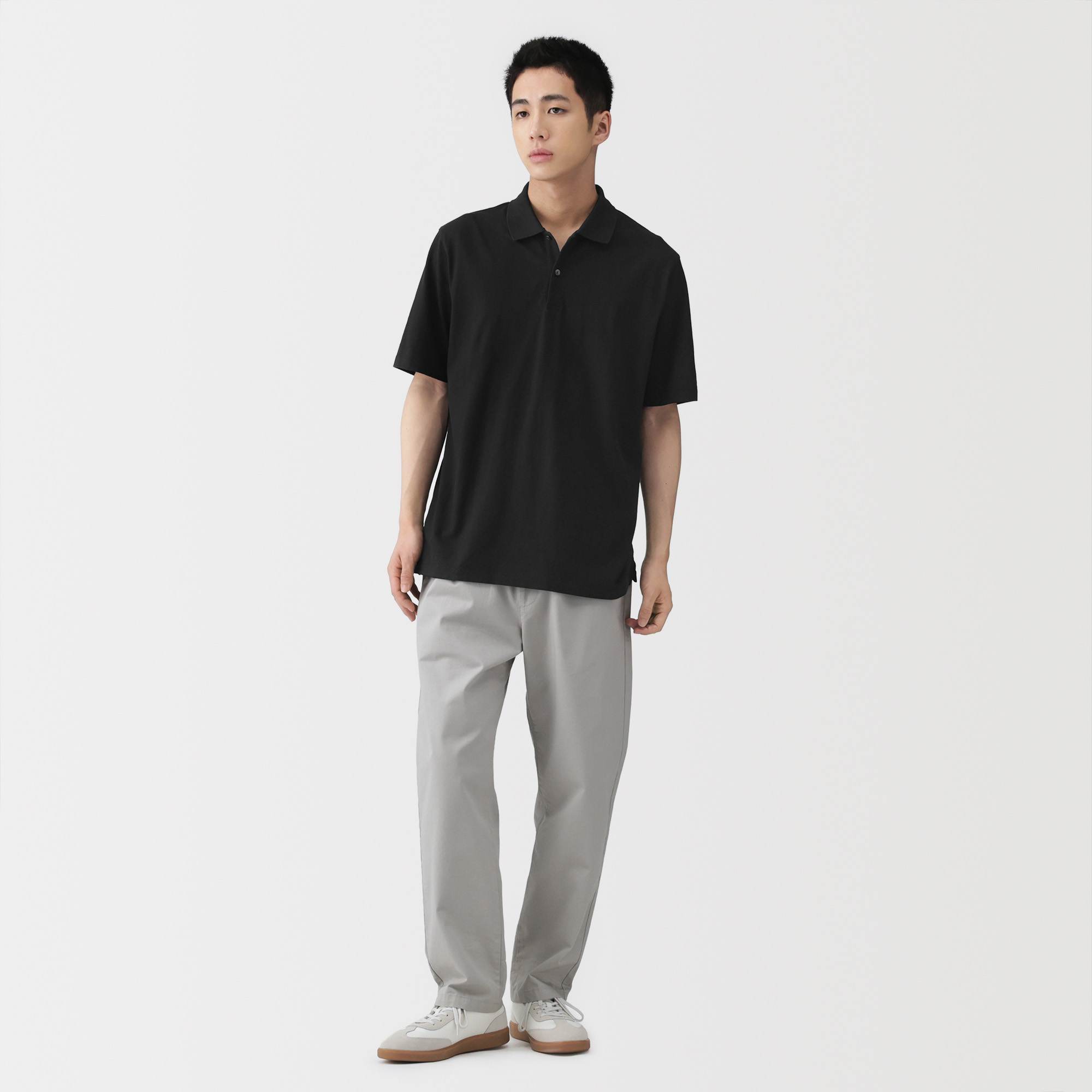 M's Cool touch jersey S/Slv polo shirt (OS)