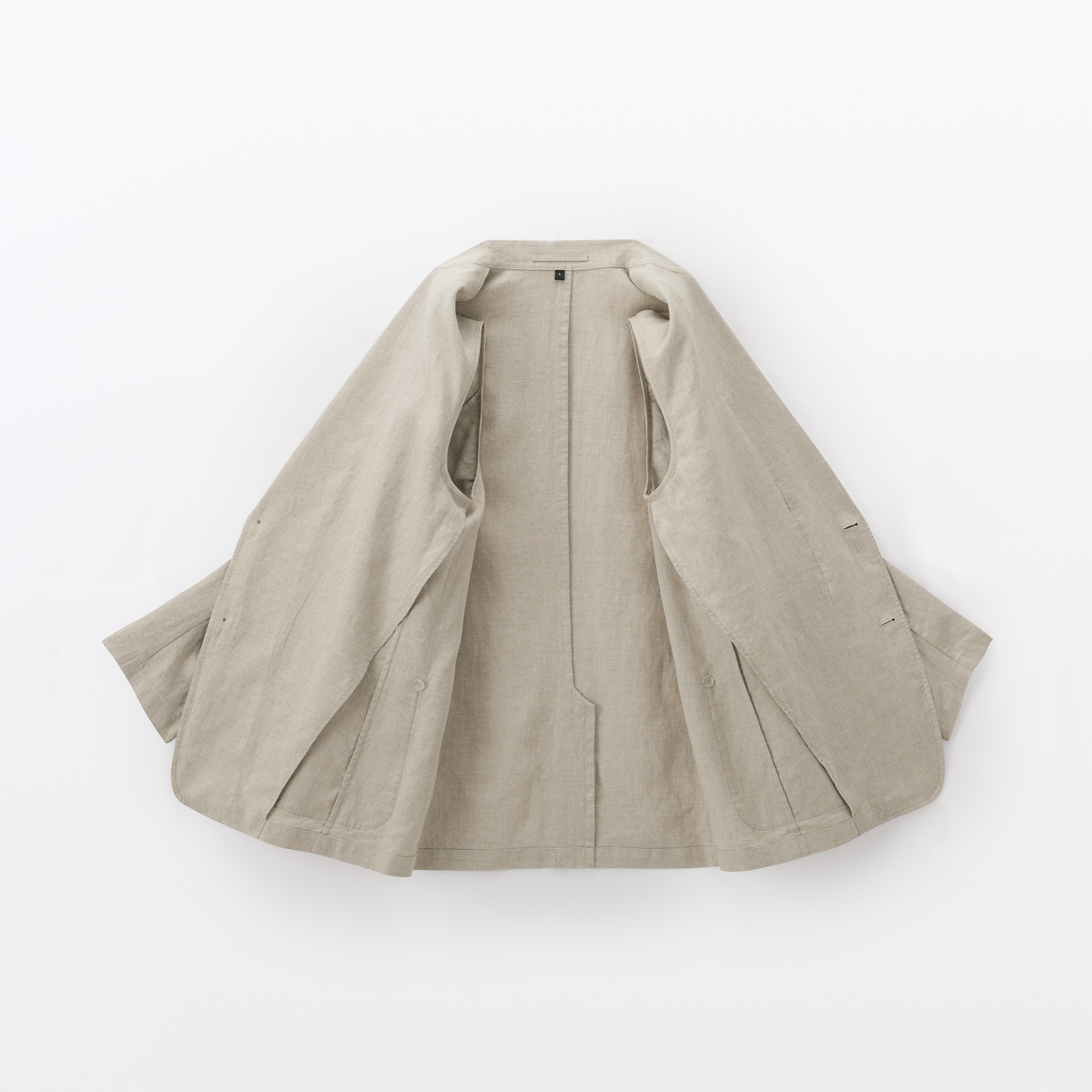 M's Washed linen jacket