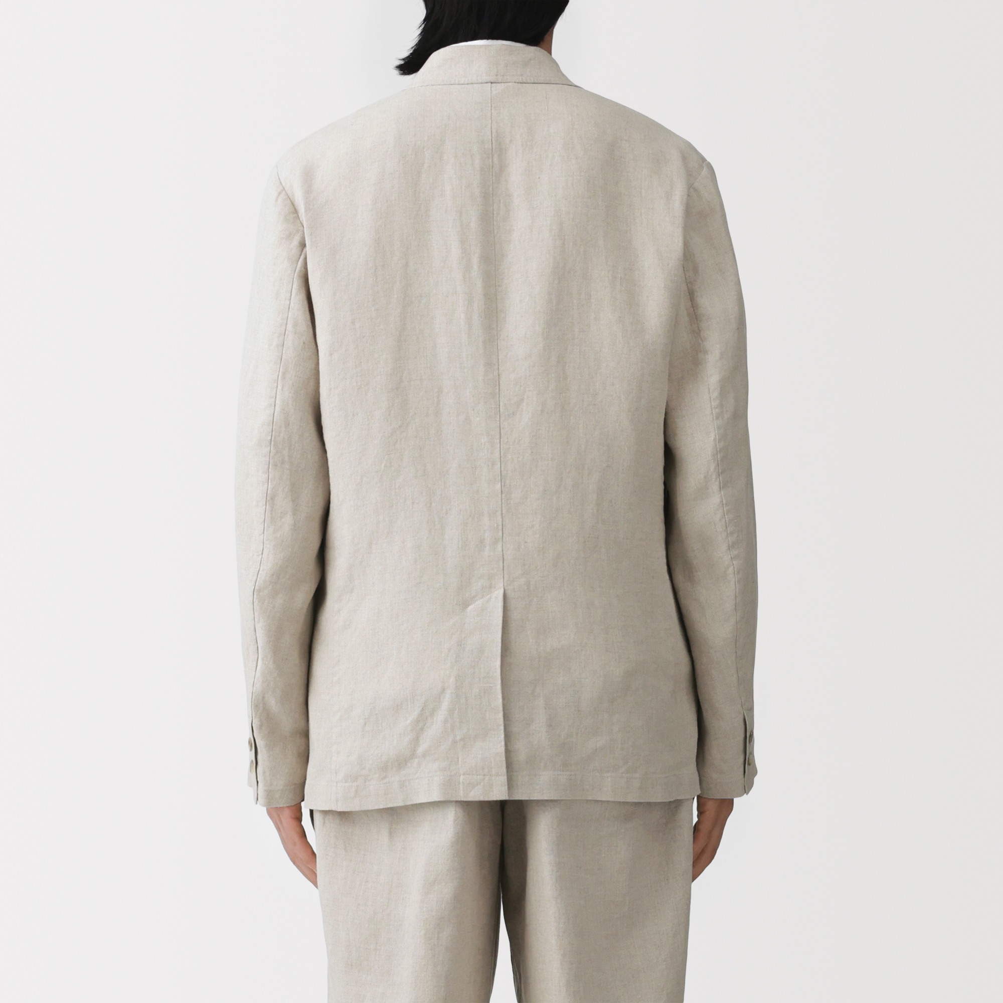 M's Washed linen jacket