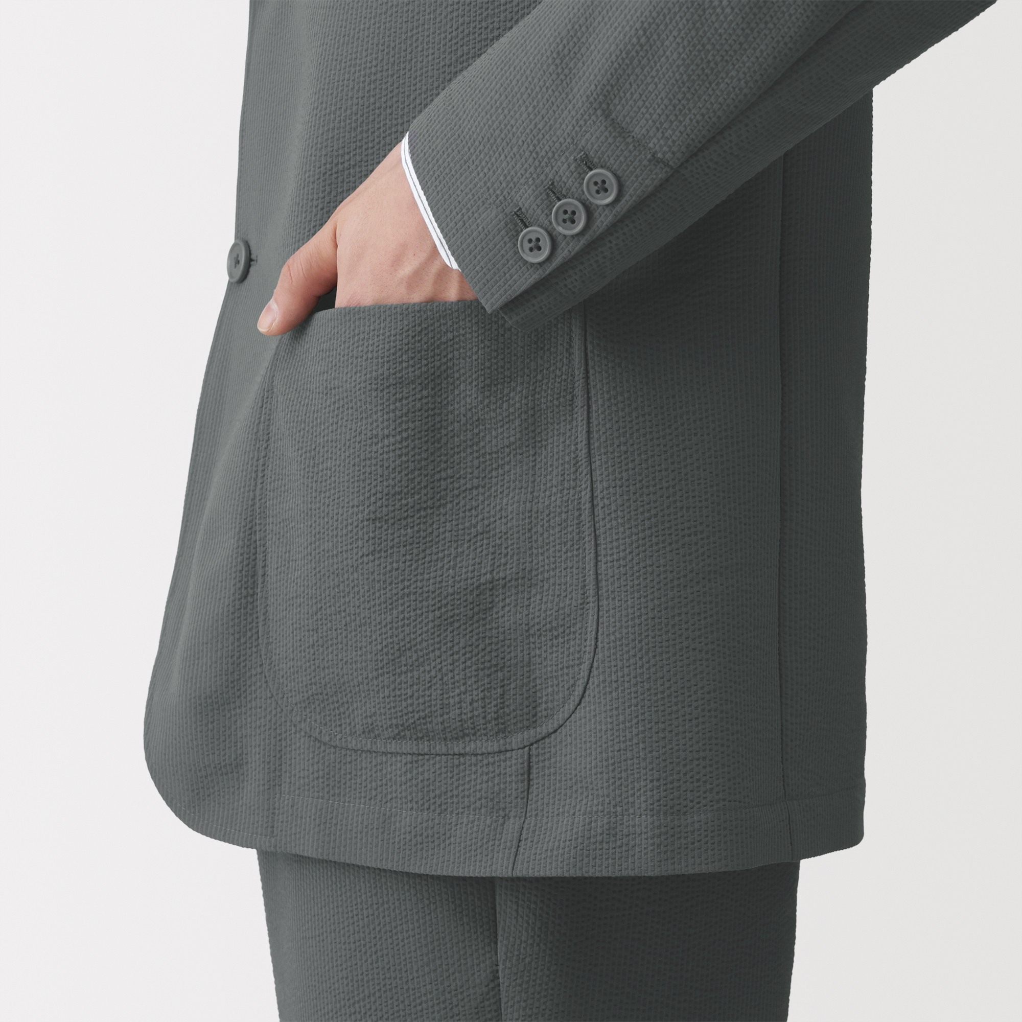 M's Breathable seersucker jacket
