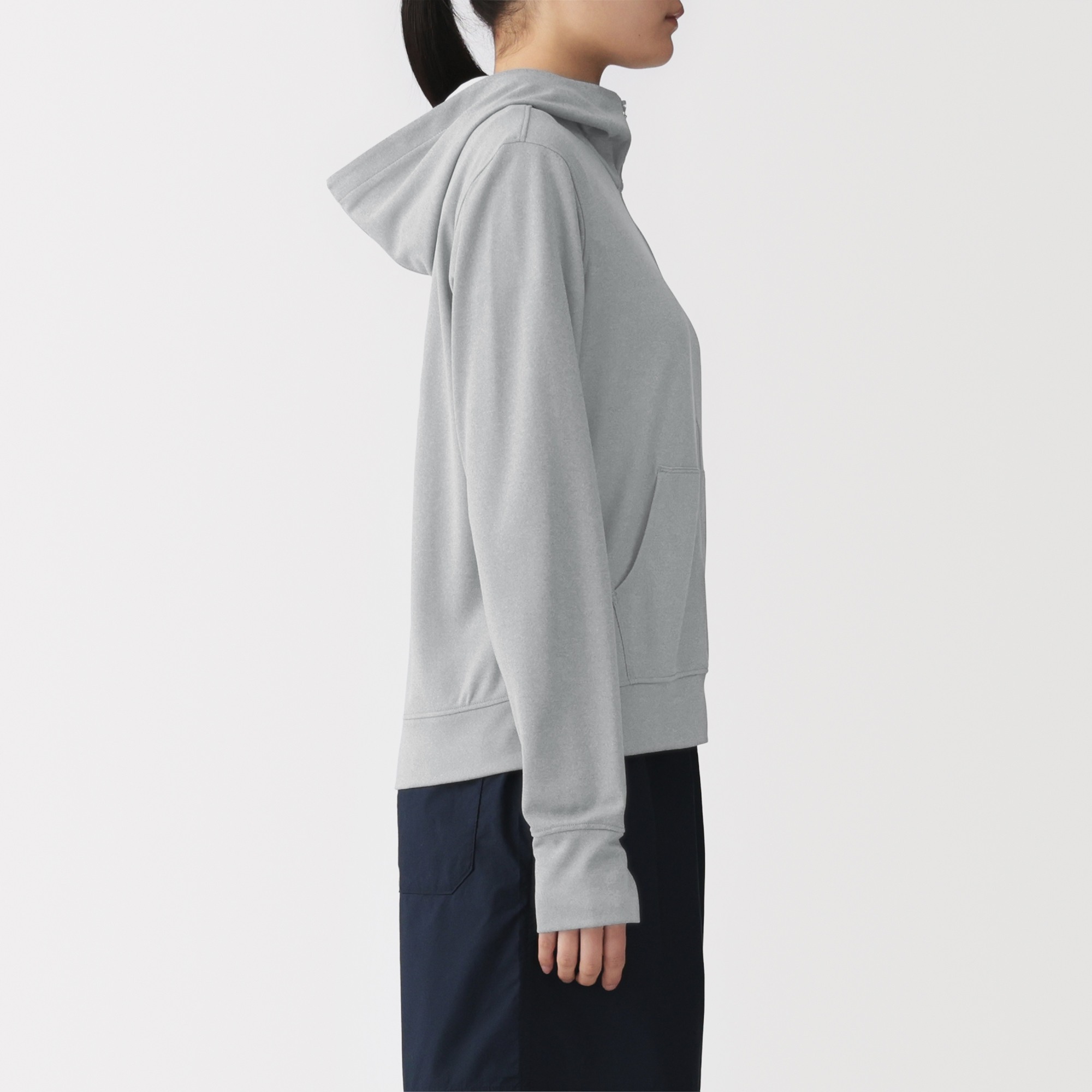 W's UV protection quick dry zip up hoodie