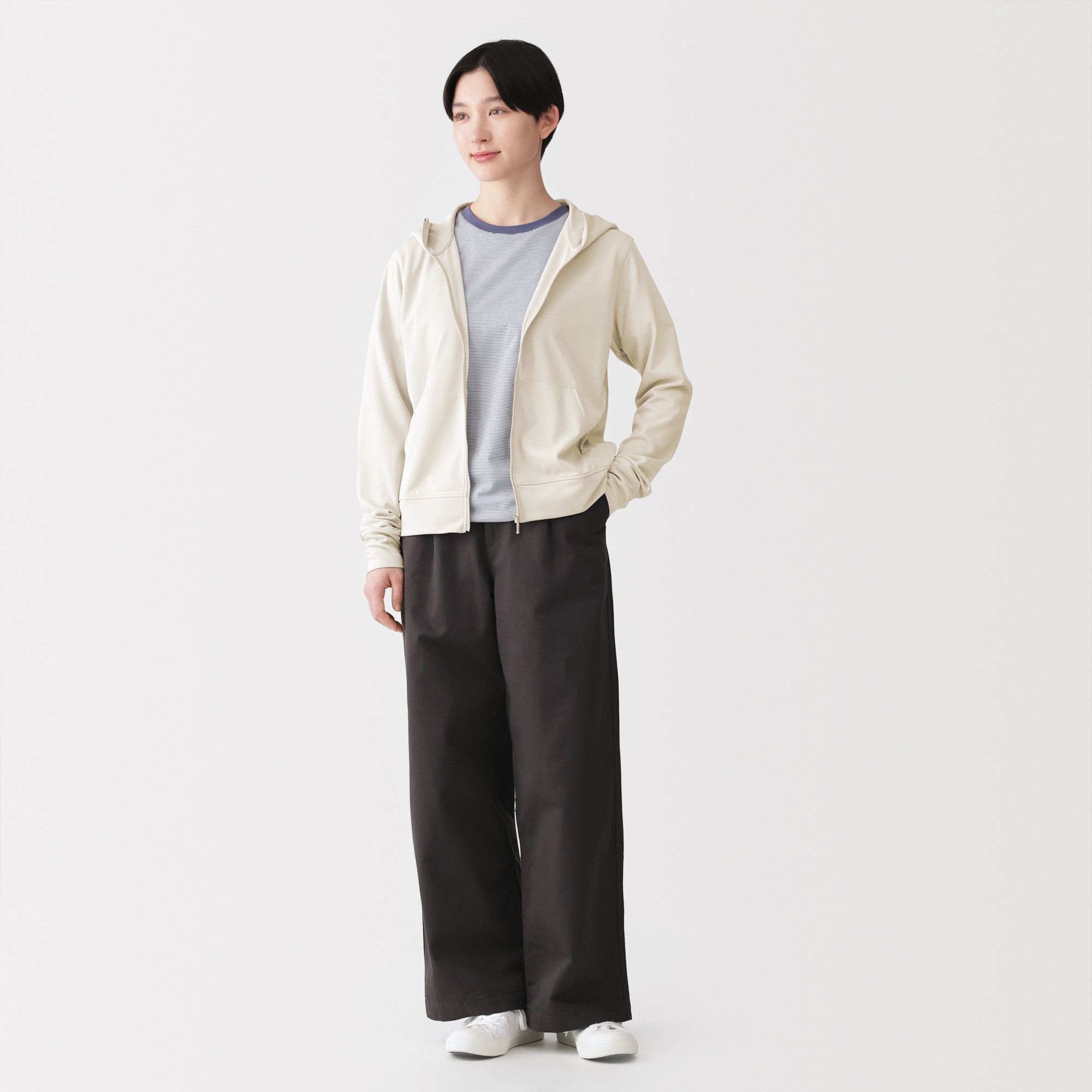 W's UV protection quick dry zip up hoodie