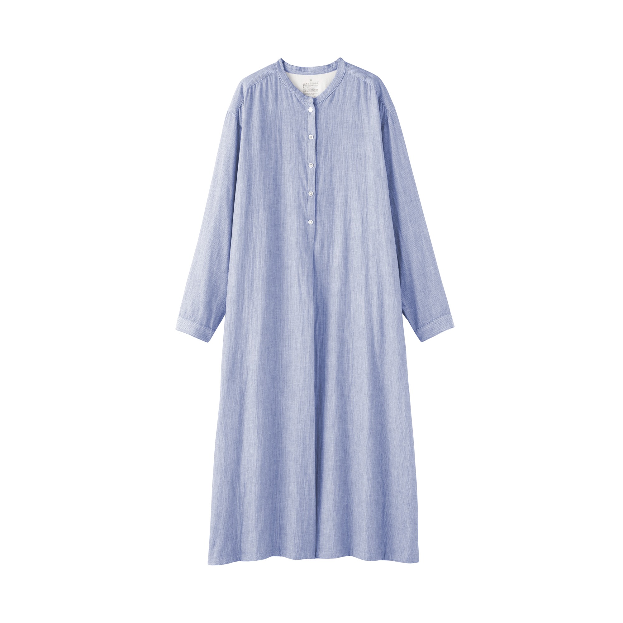 W's Kapok blended double gauze L/Slv dress