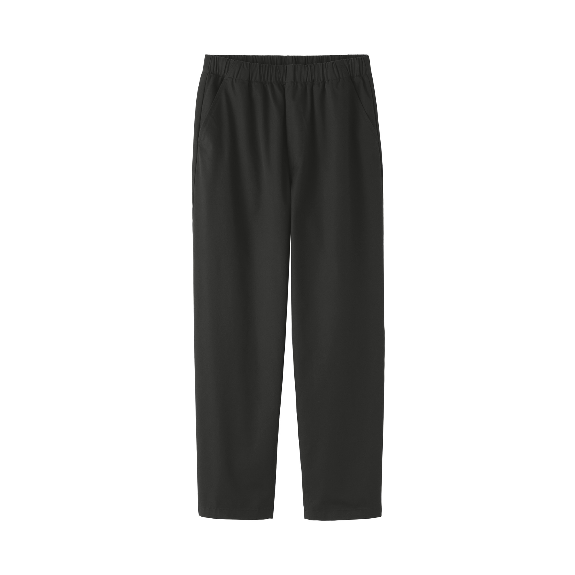 W's Washed cotton easy tapered pants
