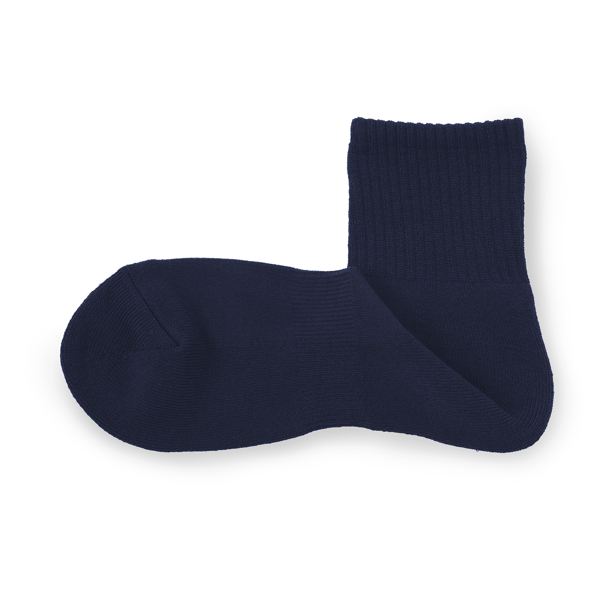 M's right angle pile short socks(Plain)