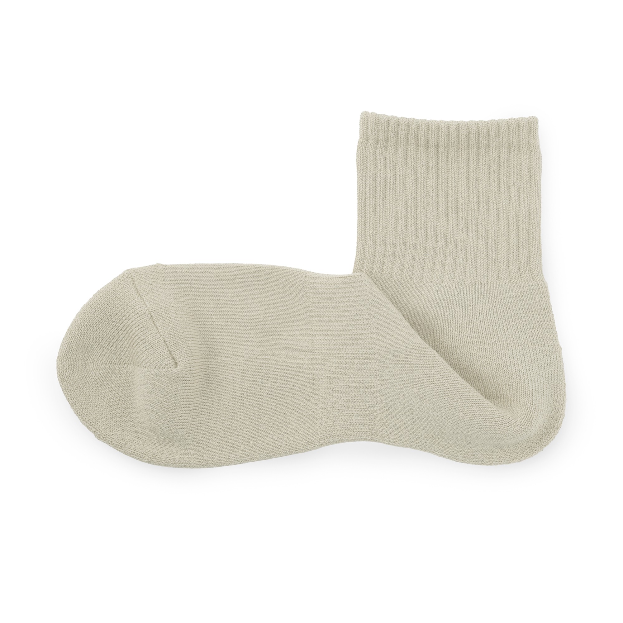 M's right angle pile short socks(Plain)