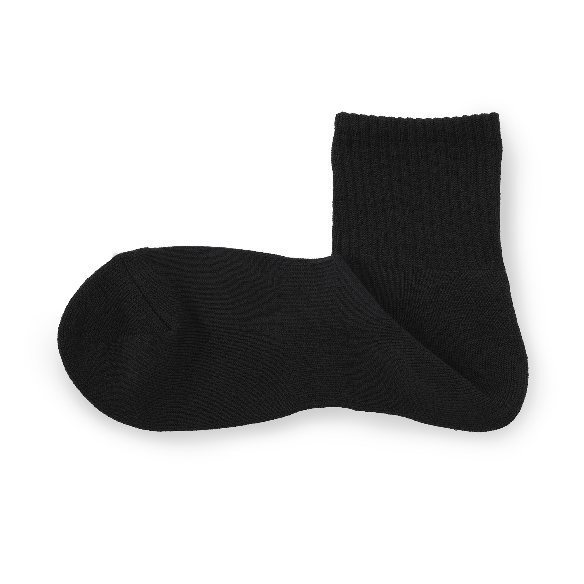 M's right angle pile short socks(Plain)