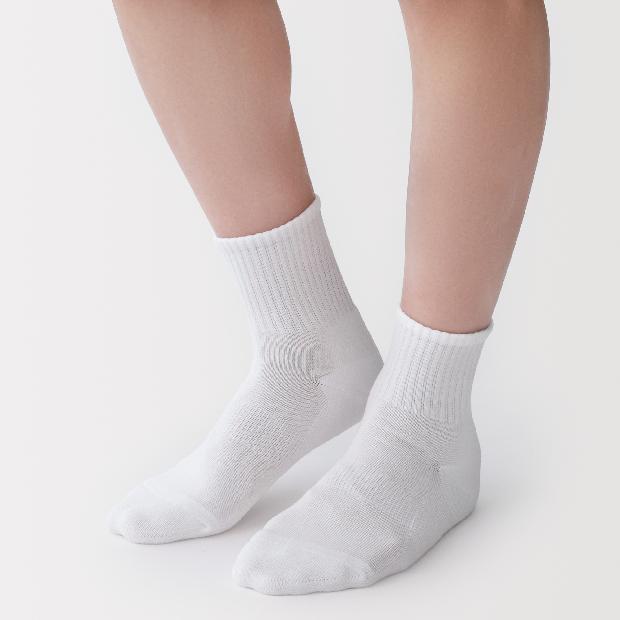 M's right angle pile short socks(Plain)