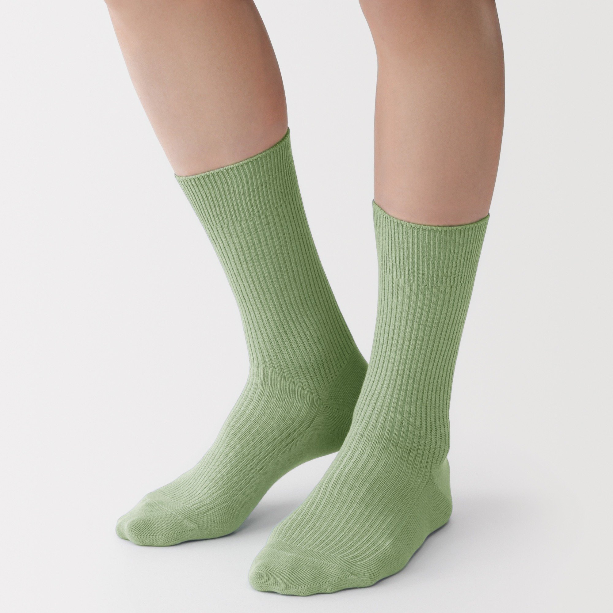 M's right angle ribbed socks