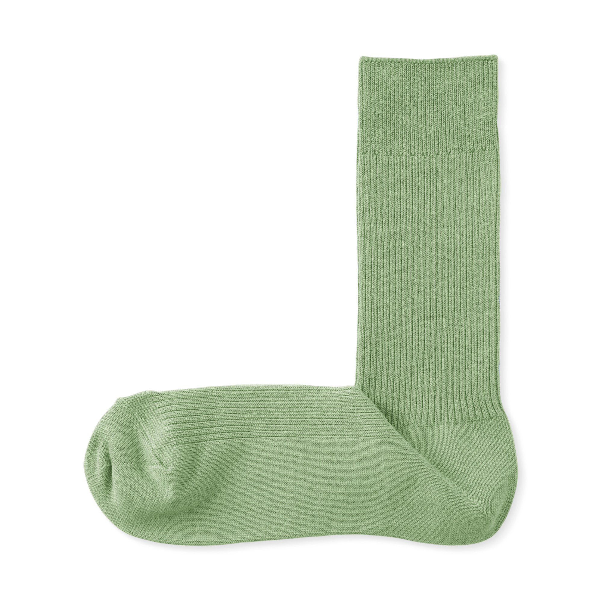 M's right angle ribbed socks