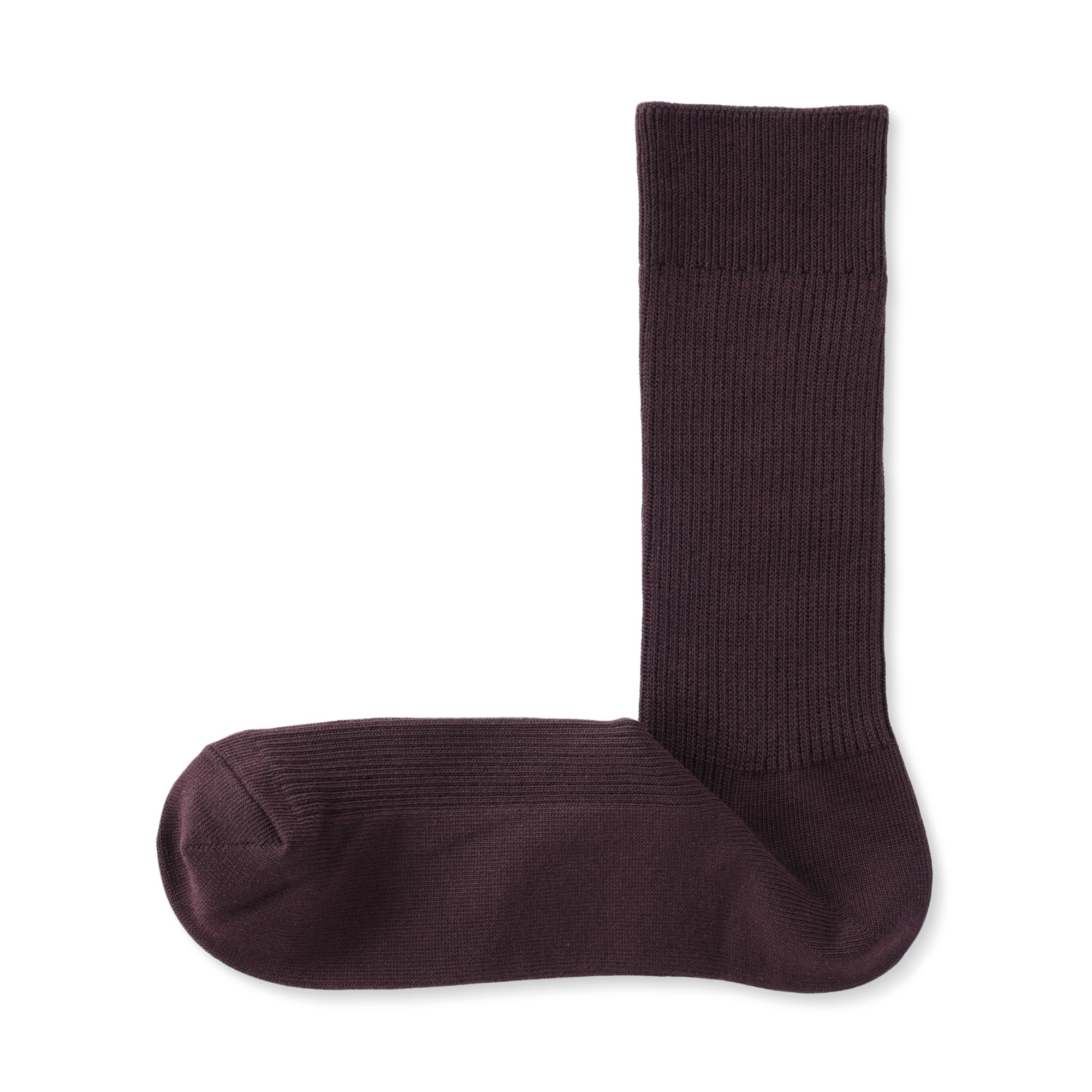 M's right angle ribbed socks