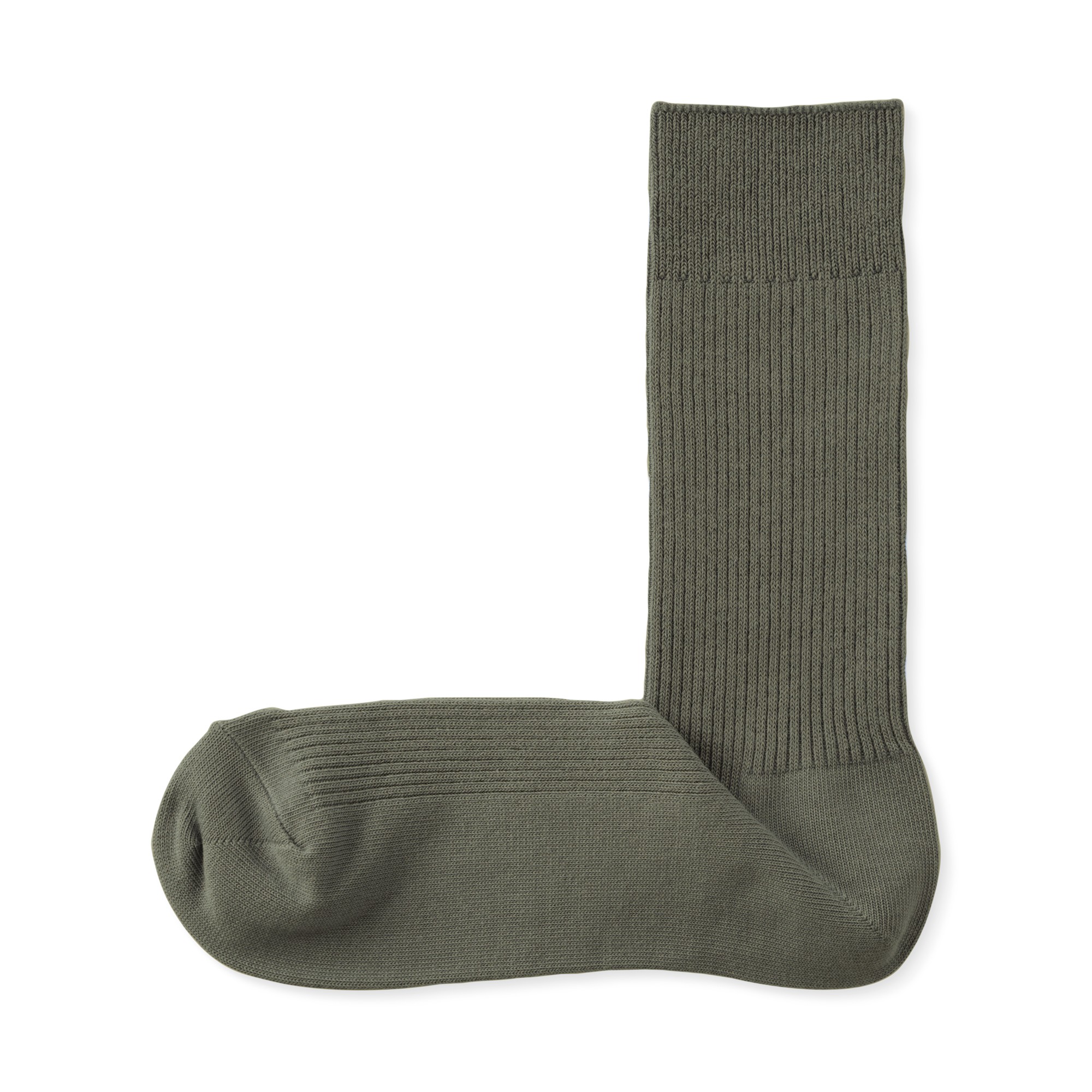 M's right angle ribbed socks