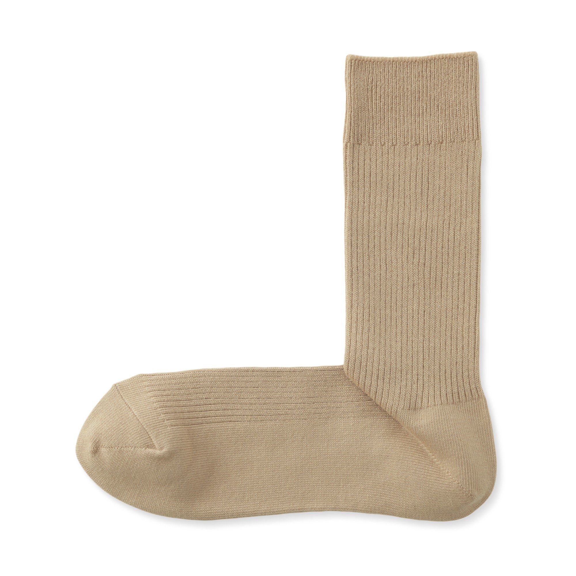 M's right angle ribbed socks