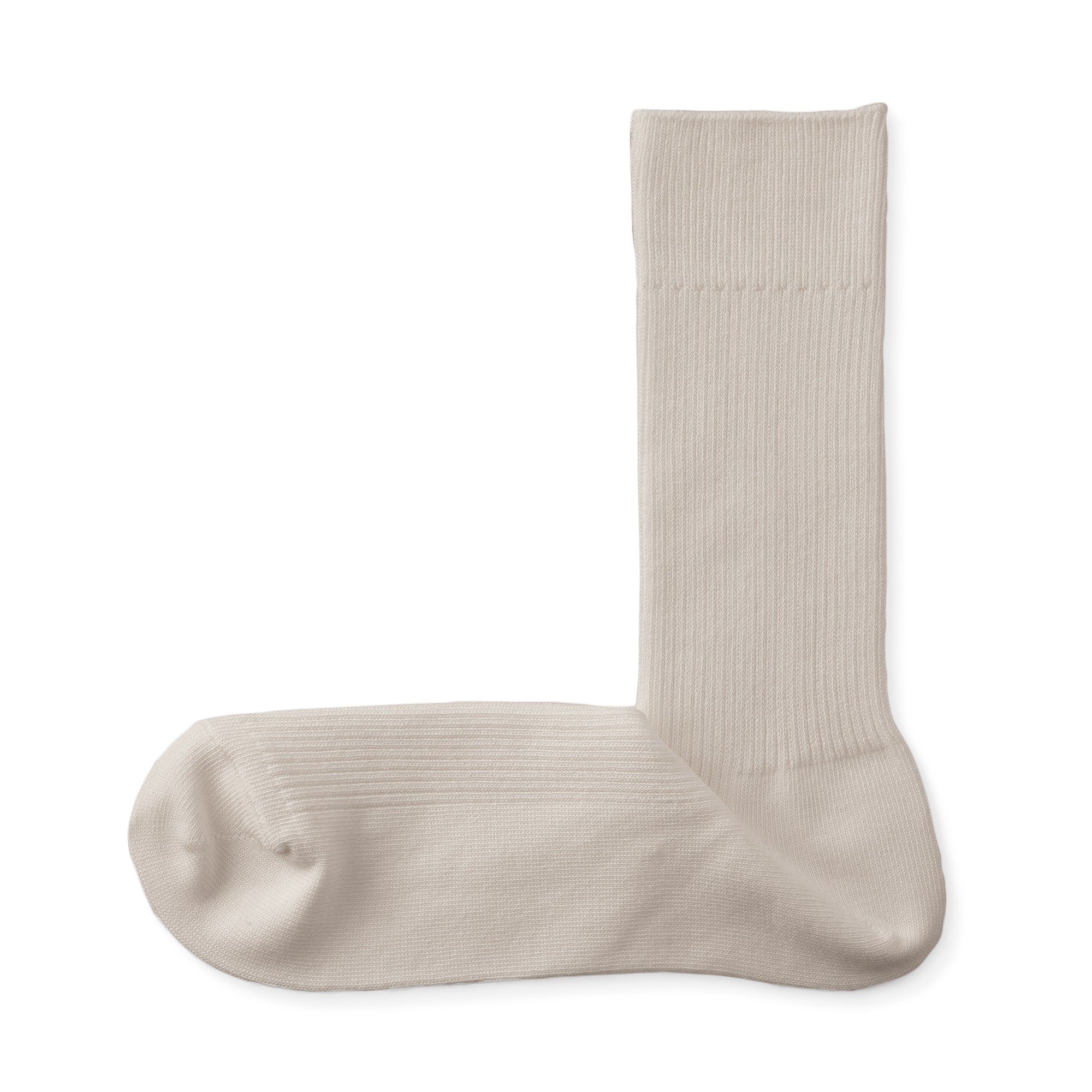 M's right angle ribbed socks