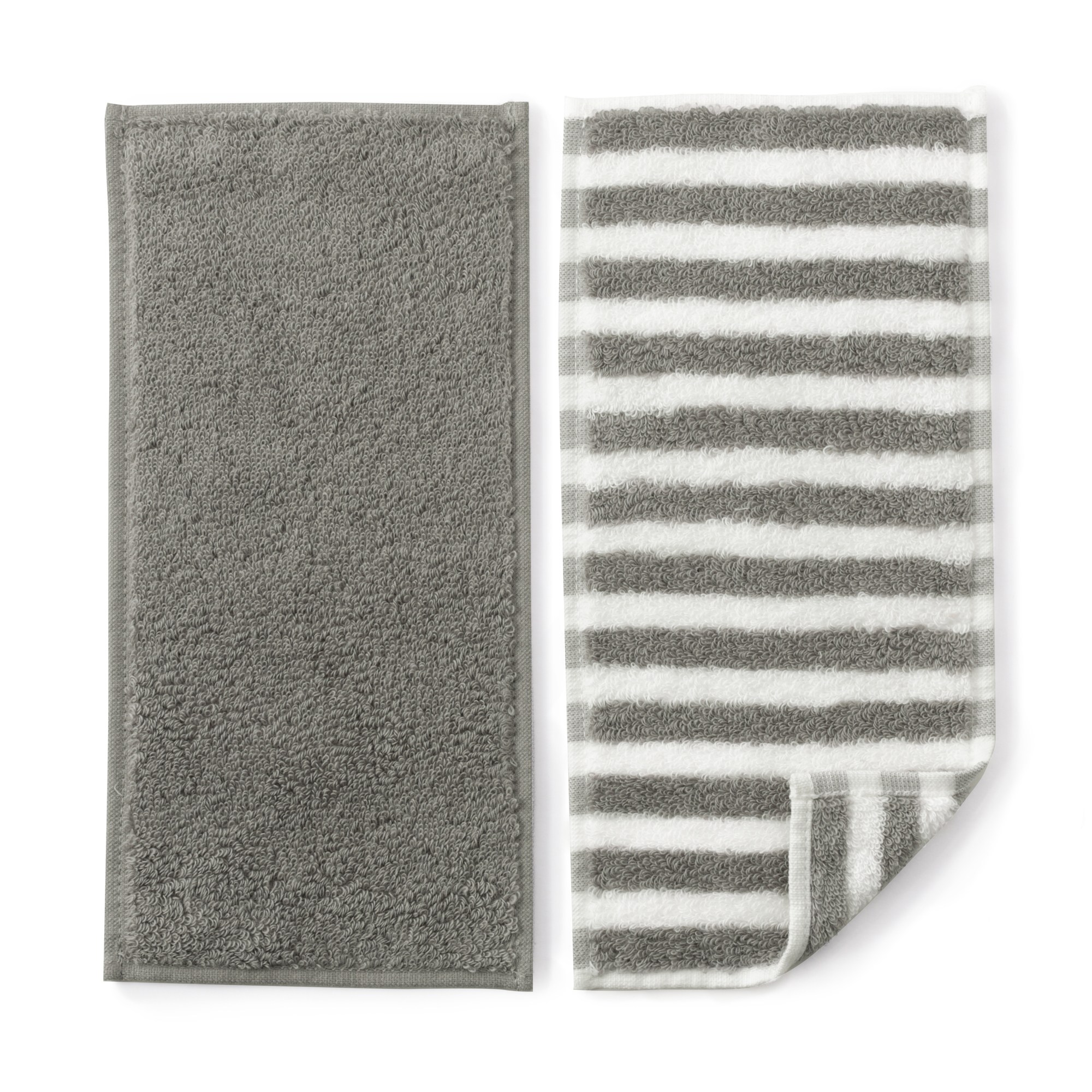 Cotton towel half size handkerchief 2pcs