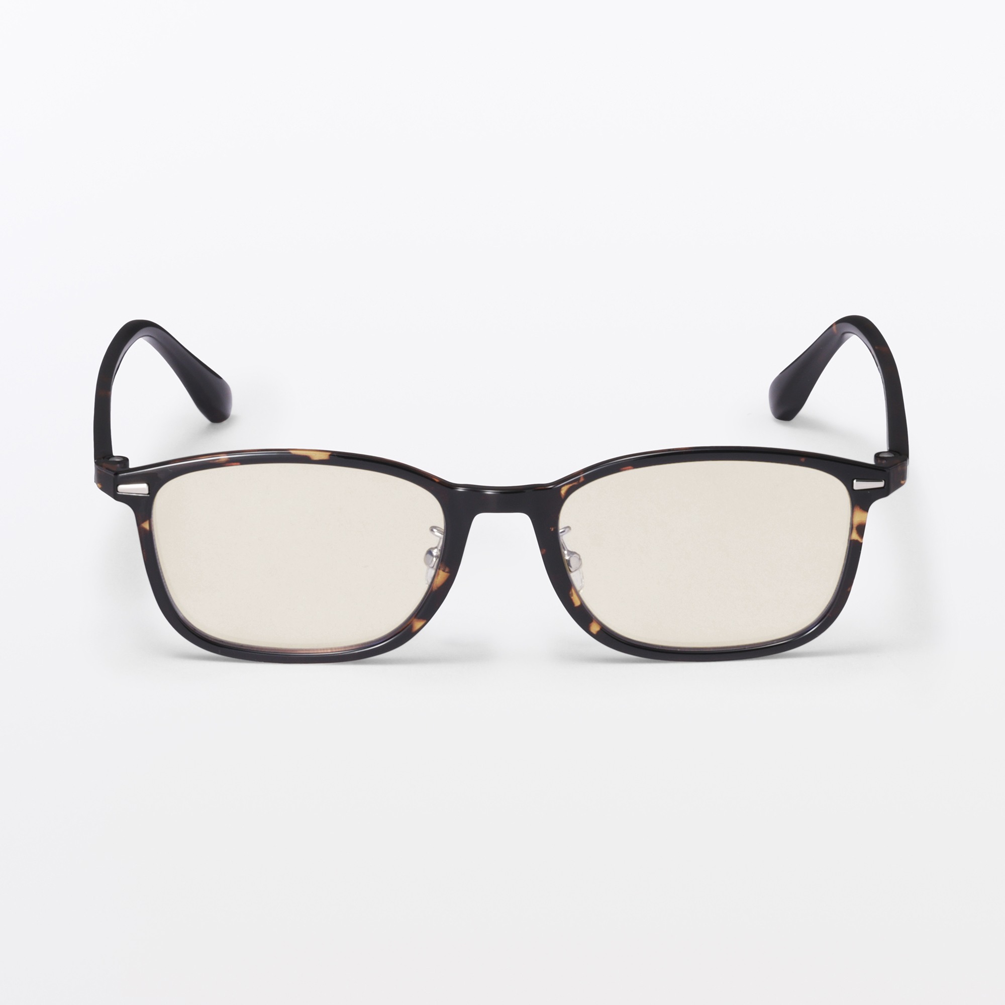 UV400 protection blue light cut narrow square eyeglasses
