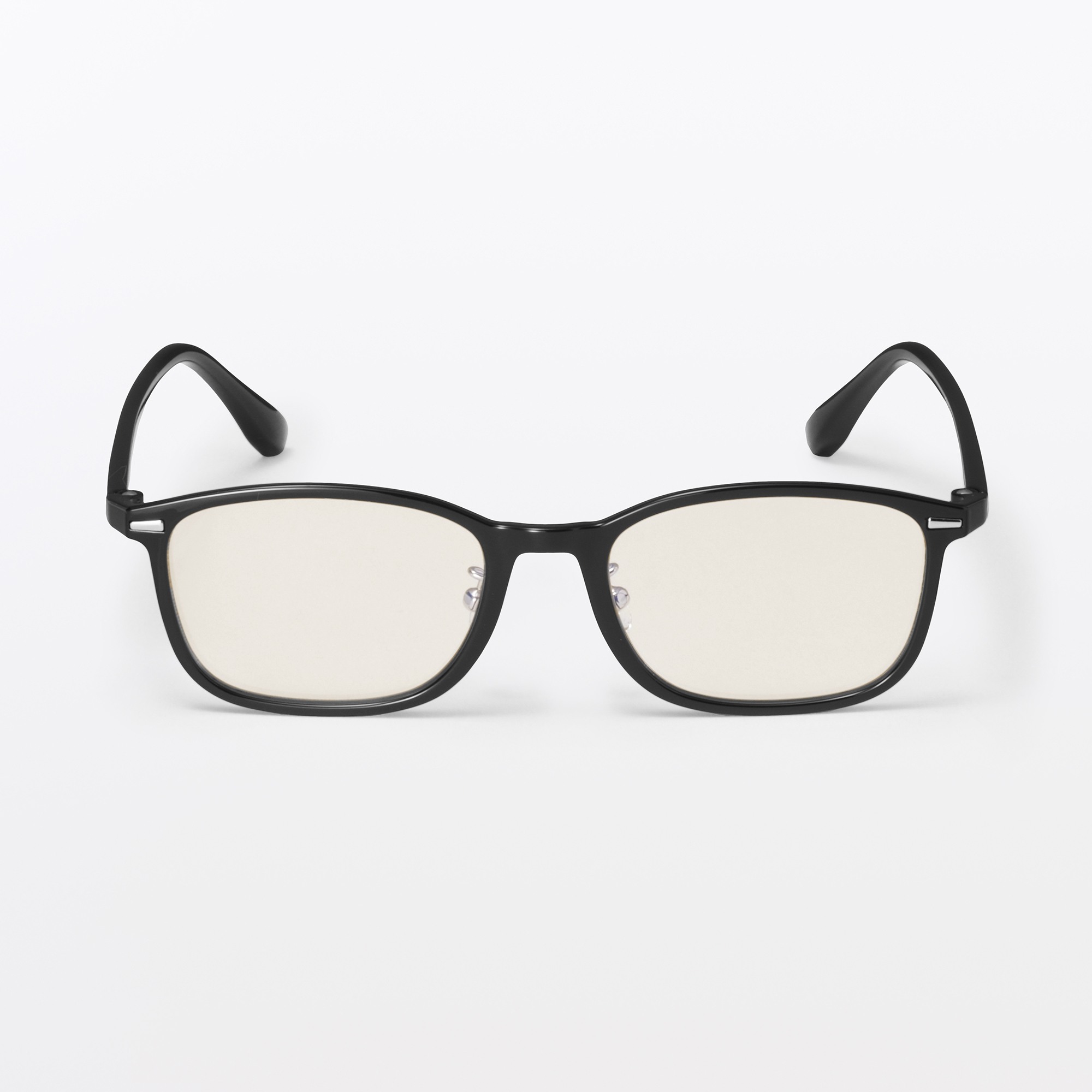UV400 protection blue light cut narrow square eyeglasses